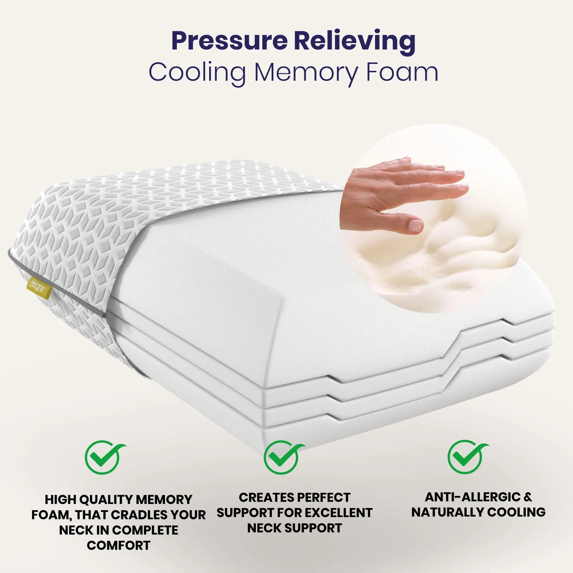Brightr® Eclipse Adjustable Firm pillow - Image 10