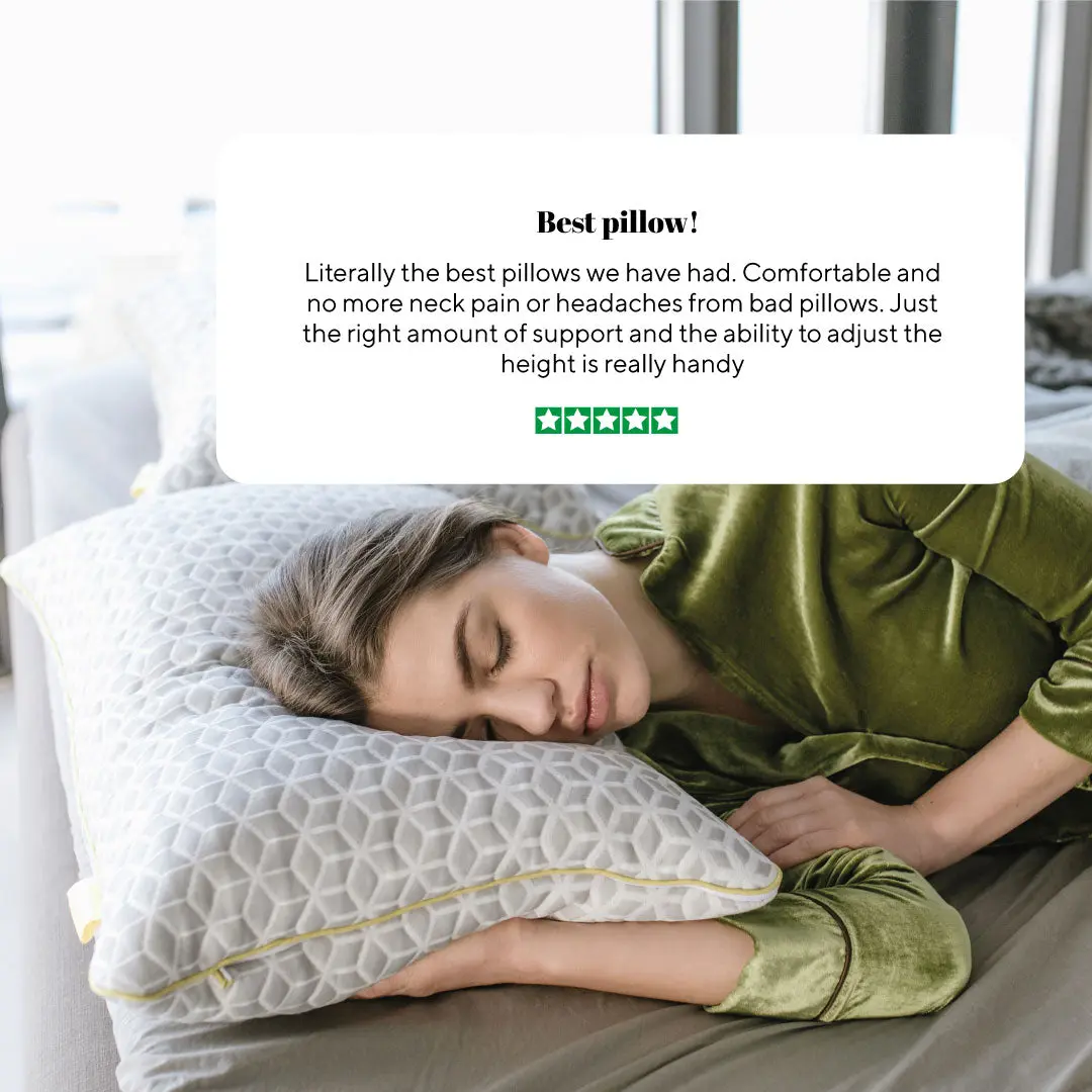 Brightr® Luna Adjustable Memory Foam pillow for neck & shoulder pains - Image 10