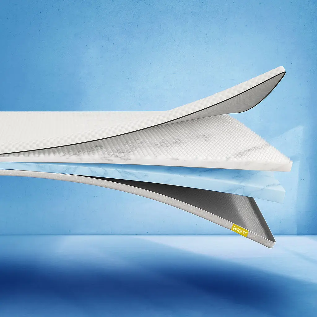 Brightr®  Orthopedic Firm/Hard Mattress Topper for Back Pains