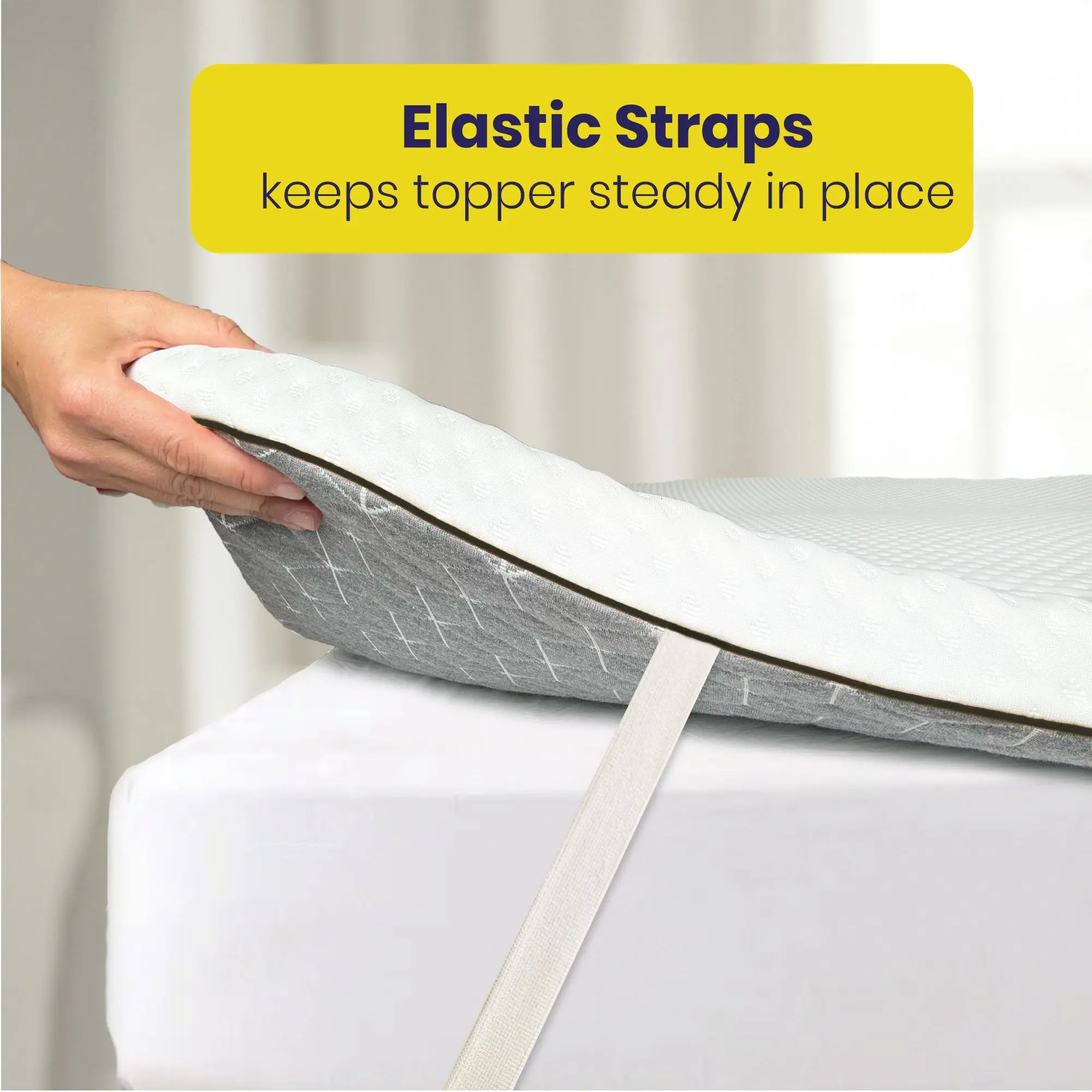 Brightr®  Orthopedic Firm/Hard Mattress Topper for Back Pains - Image 14