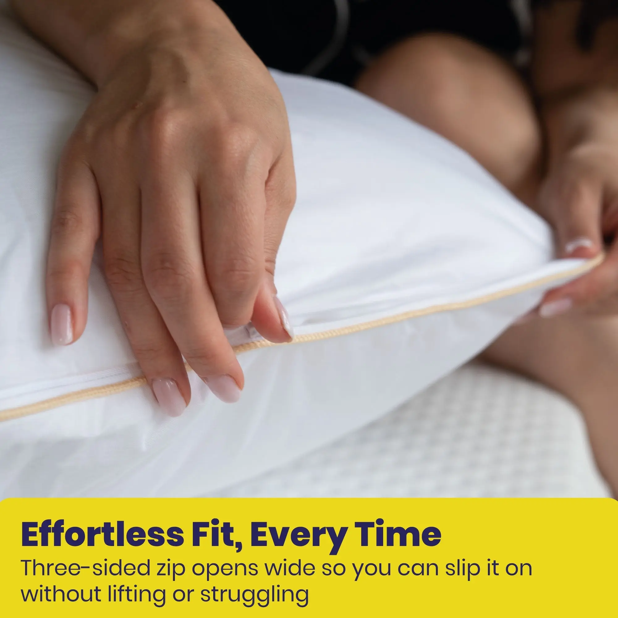 Brightr® Premium Tencel Waterproof Pillow Protector - Image 5
