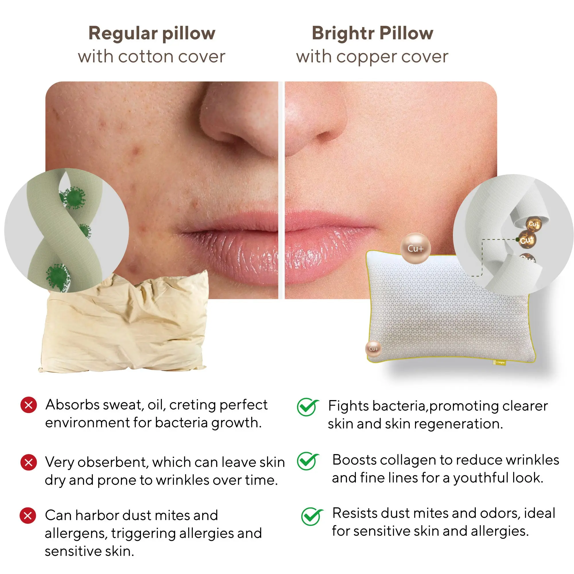 Brightr® Stella Hybrid Adjustable Pillow - Image 11