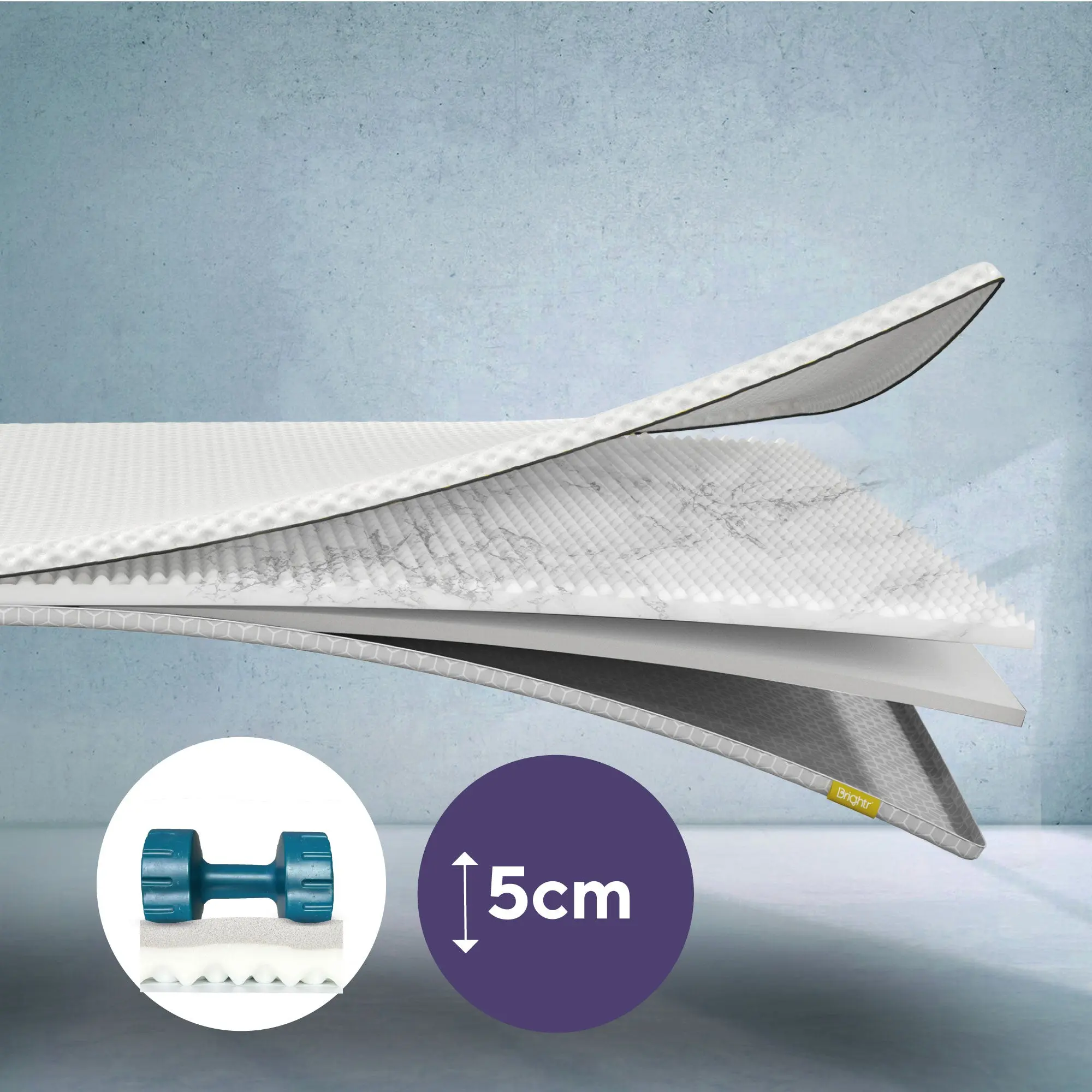 Brightr® Titan 2 in 1 Mattress Topper