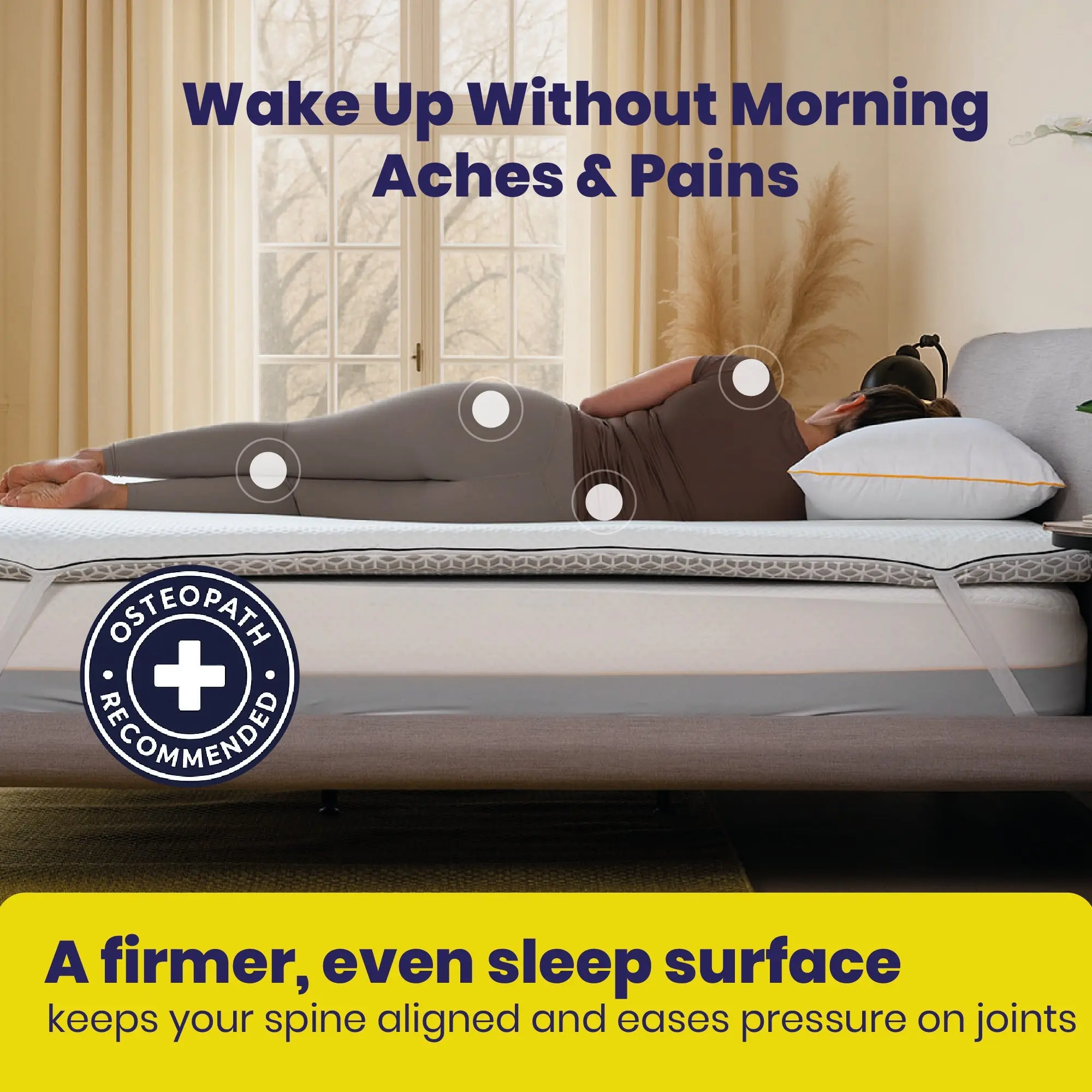 Brightr® Titan Deluxe 2 in 1 Mattress Topper - Firm/Extra Firm - Image 6
