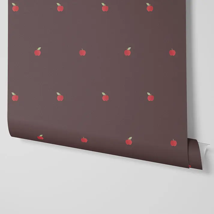 Brown Stone Apples Wallpaper - Image 3