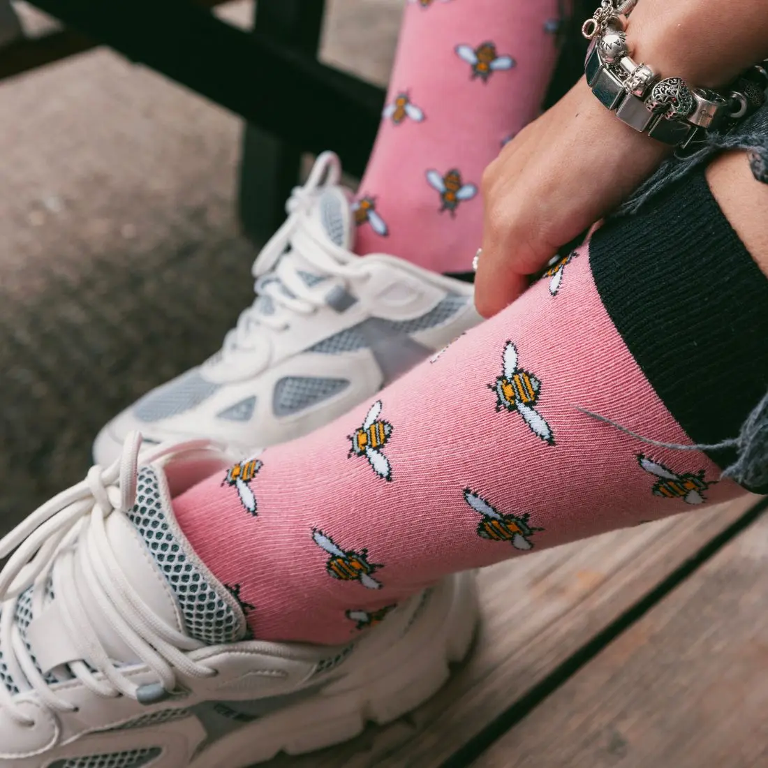 Bumblebee Matching Bamboo Socks (Adult & Child) - Image 4