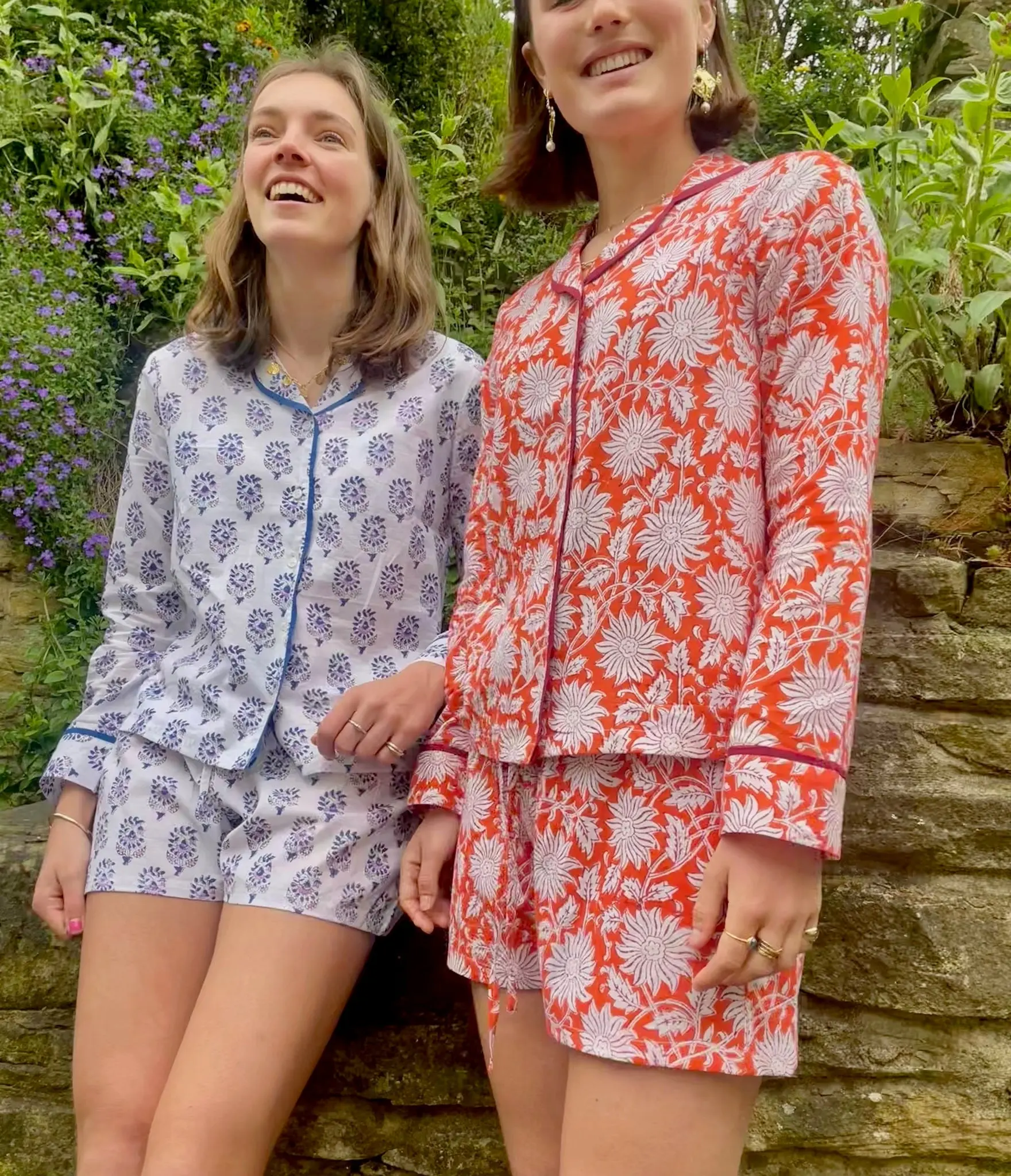 Burnt Amber Women's Pyjama Short Set - Image 4