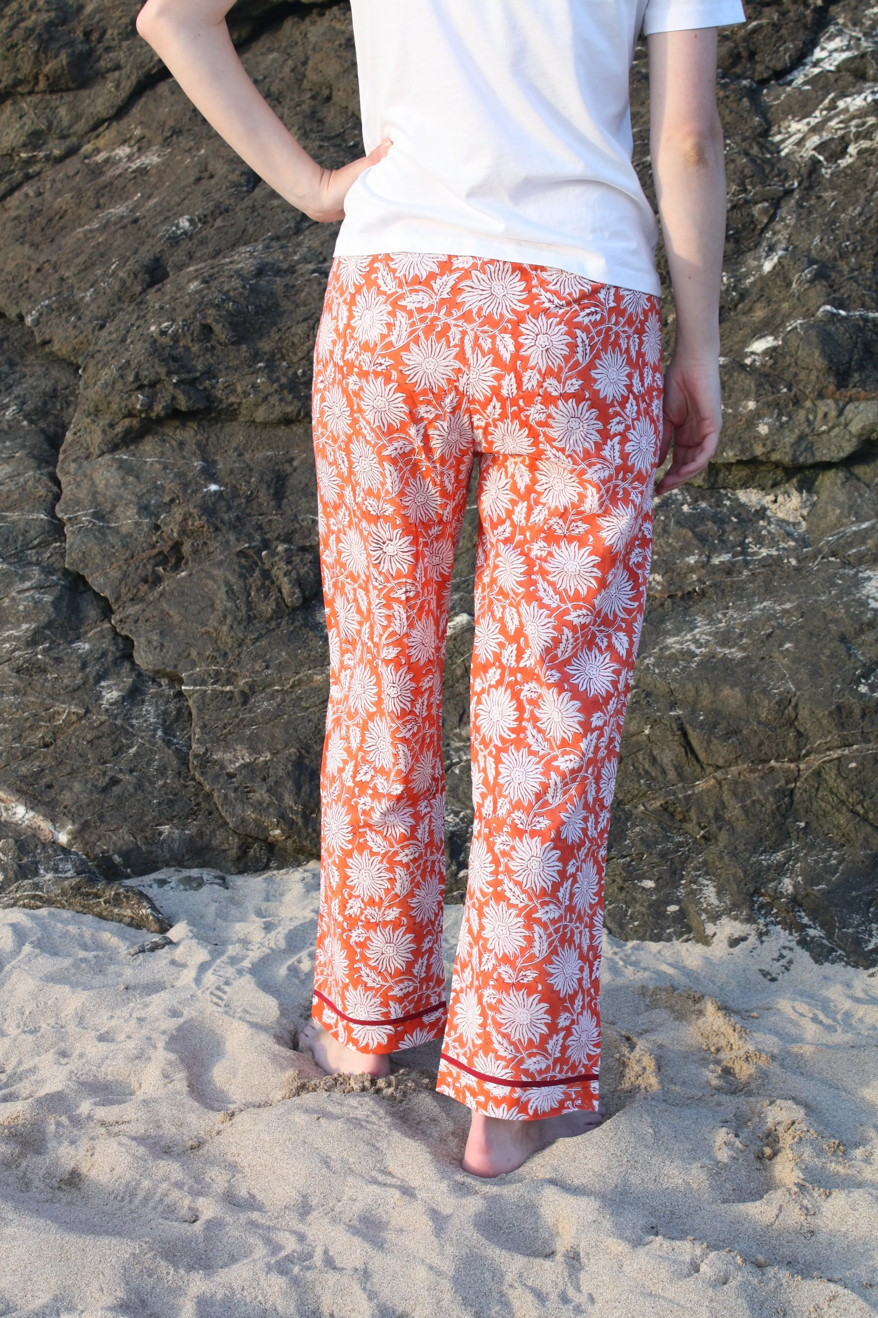 Burnt Amber Trousers - Image 2