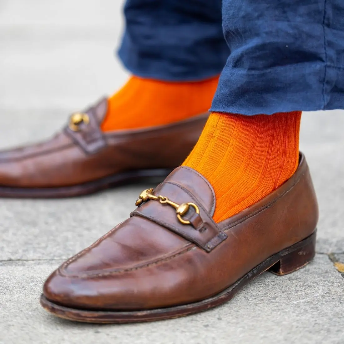 Burnt Orange Bamboo Socks - Image 3