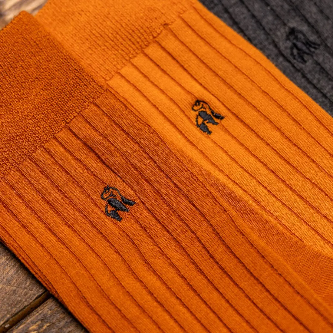 Burnt Orange Bamboo Socks - Image 5