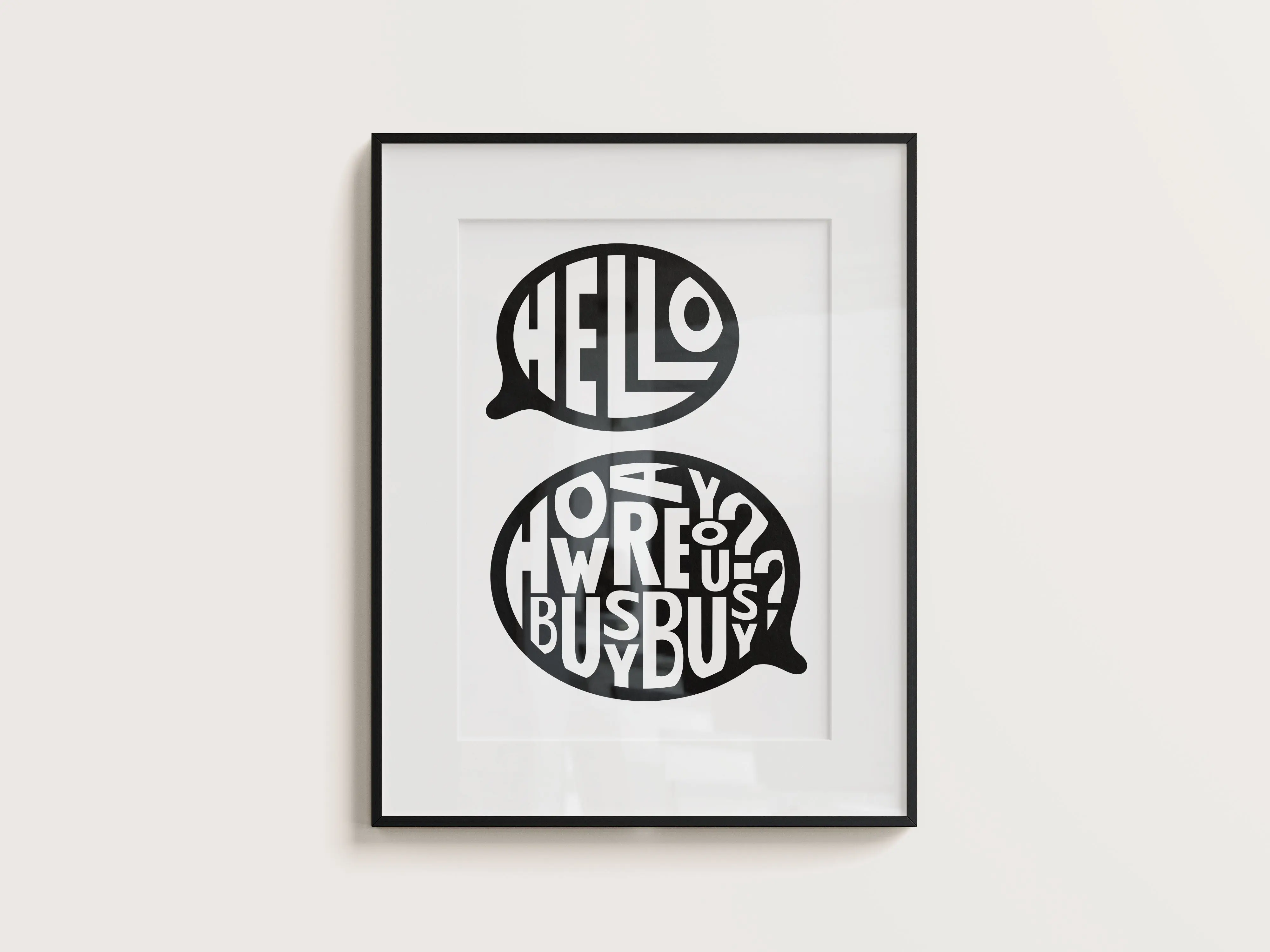 Busy Busy Screen Print Poster - Image 2