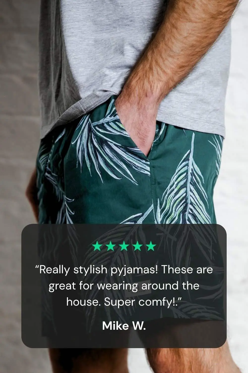 Cabo de Rama Mens Pyjama Shorts Set - Image 4