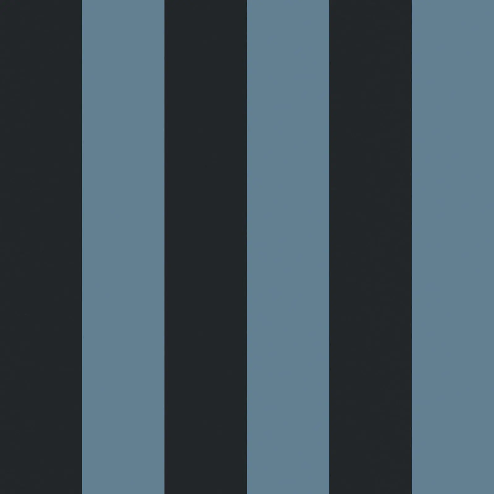 CAMELOT STRIPE Traditional Wallpaper - Sky and Noir