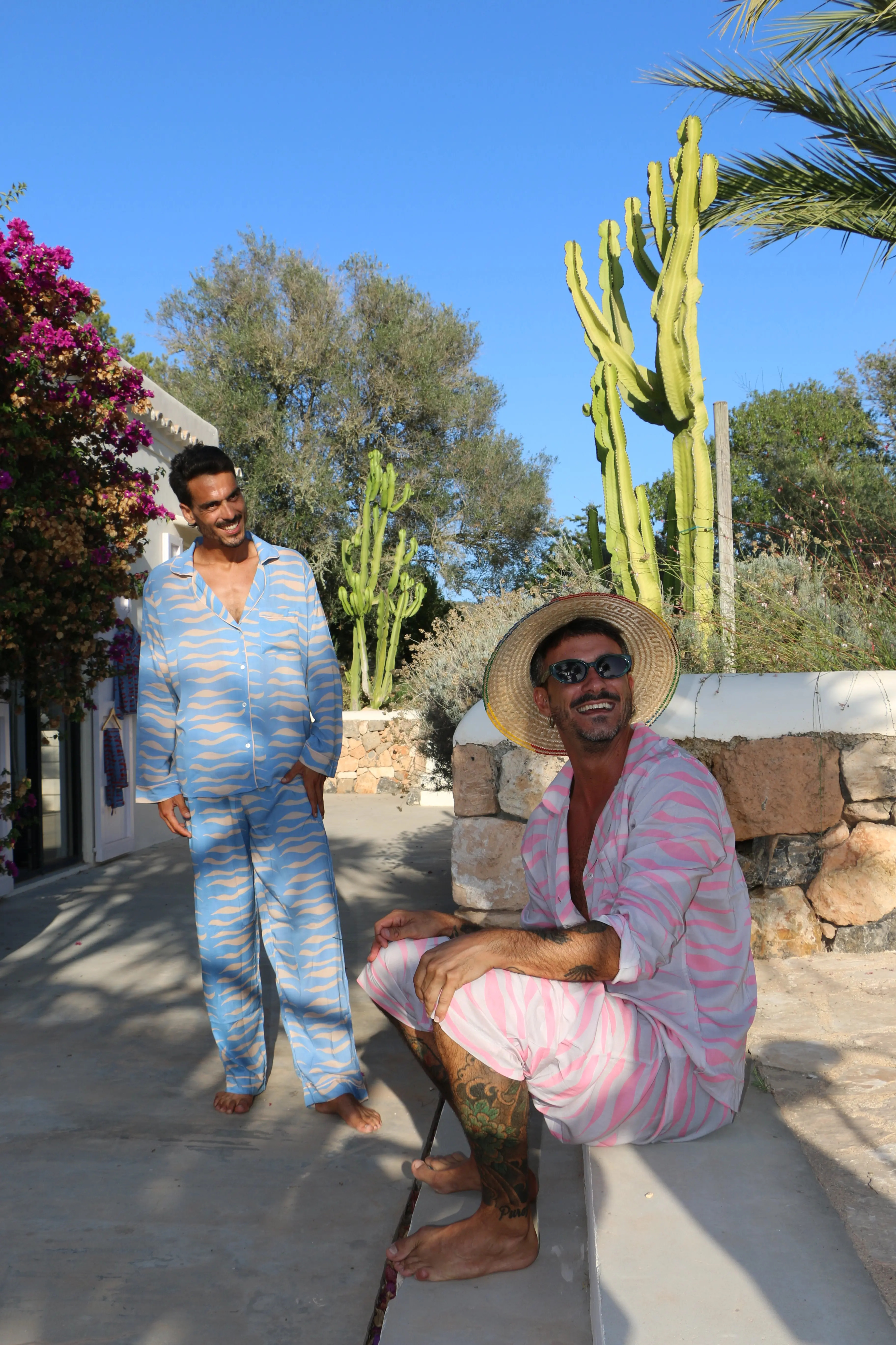 Can Rose Unisex Modal Pyjama Trouser / Pyjama Trouser Set - Image 3