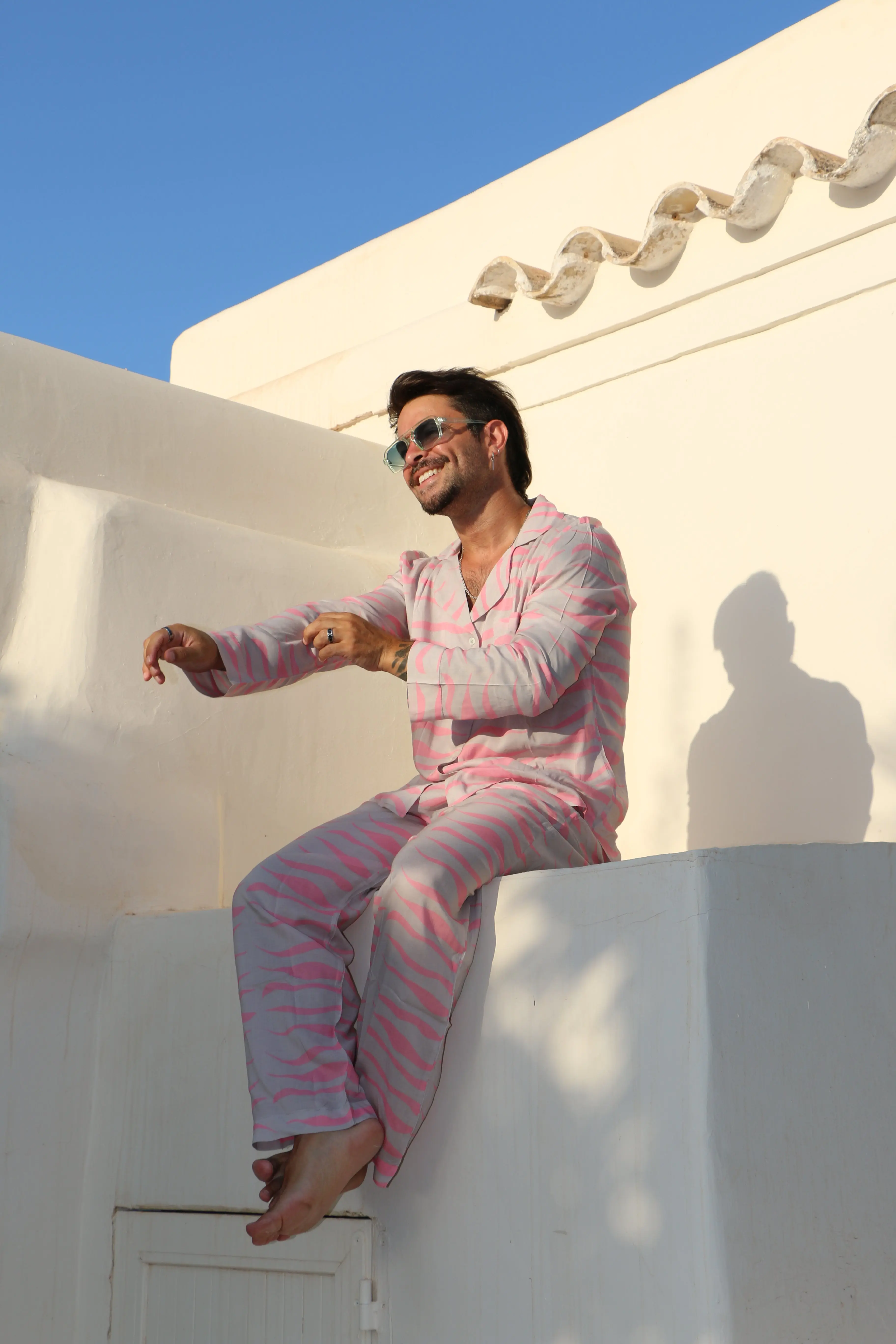 Can Rose Unisex Modal Pyjama Trouser / Pyjama Trouser Set - Image 9