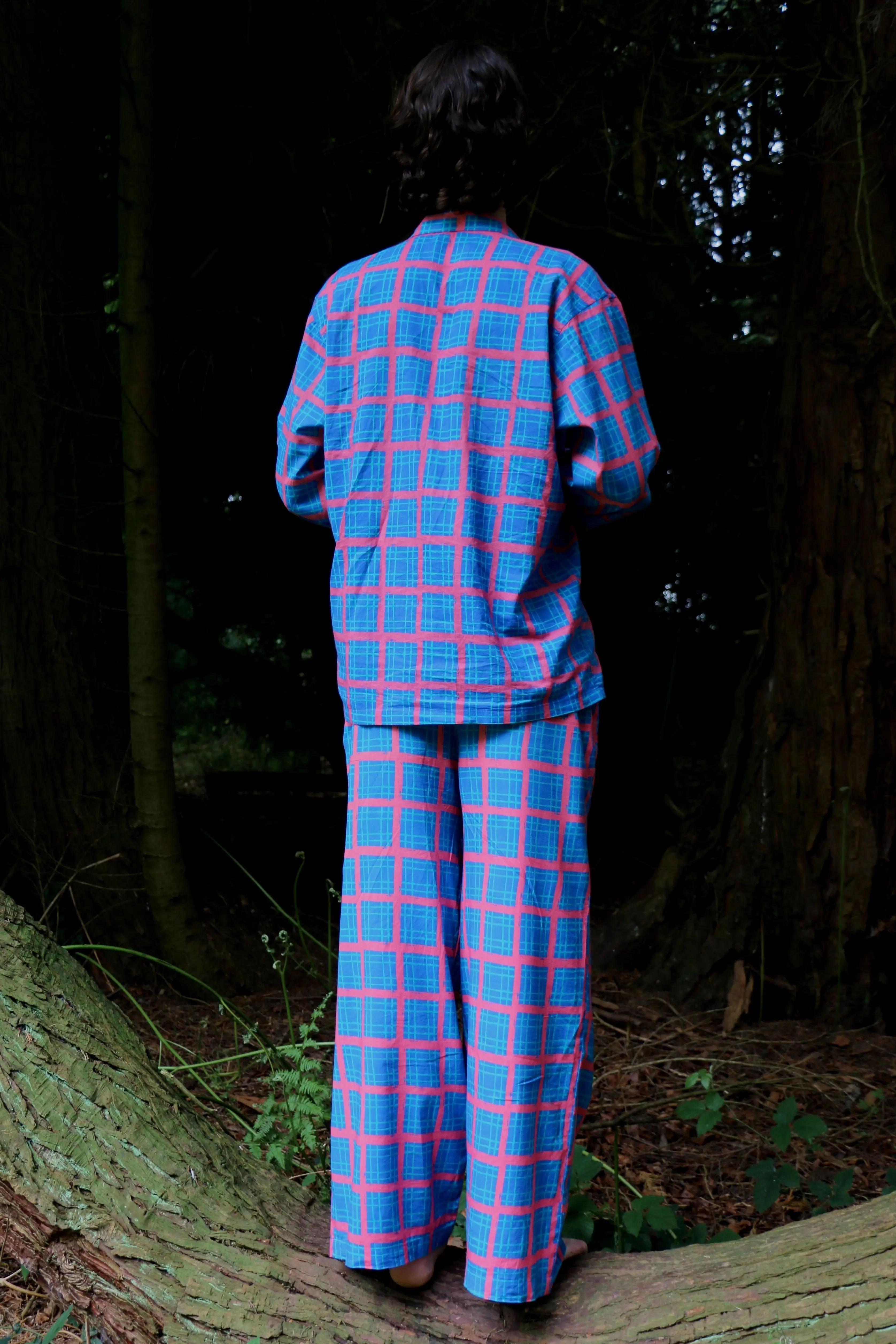 Can Vibe (Blue) Unisex Cotton Pyjama Trouser / Pyjama Trouser Set - Image 3