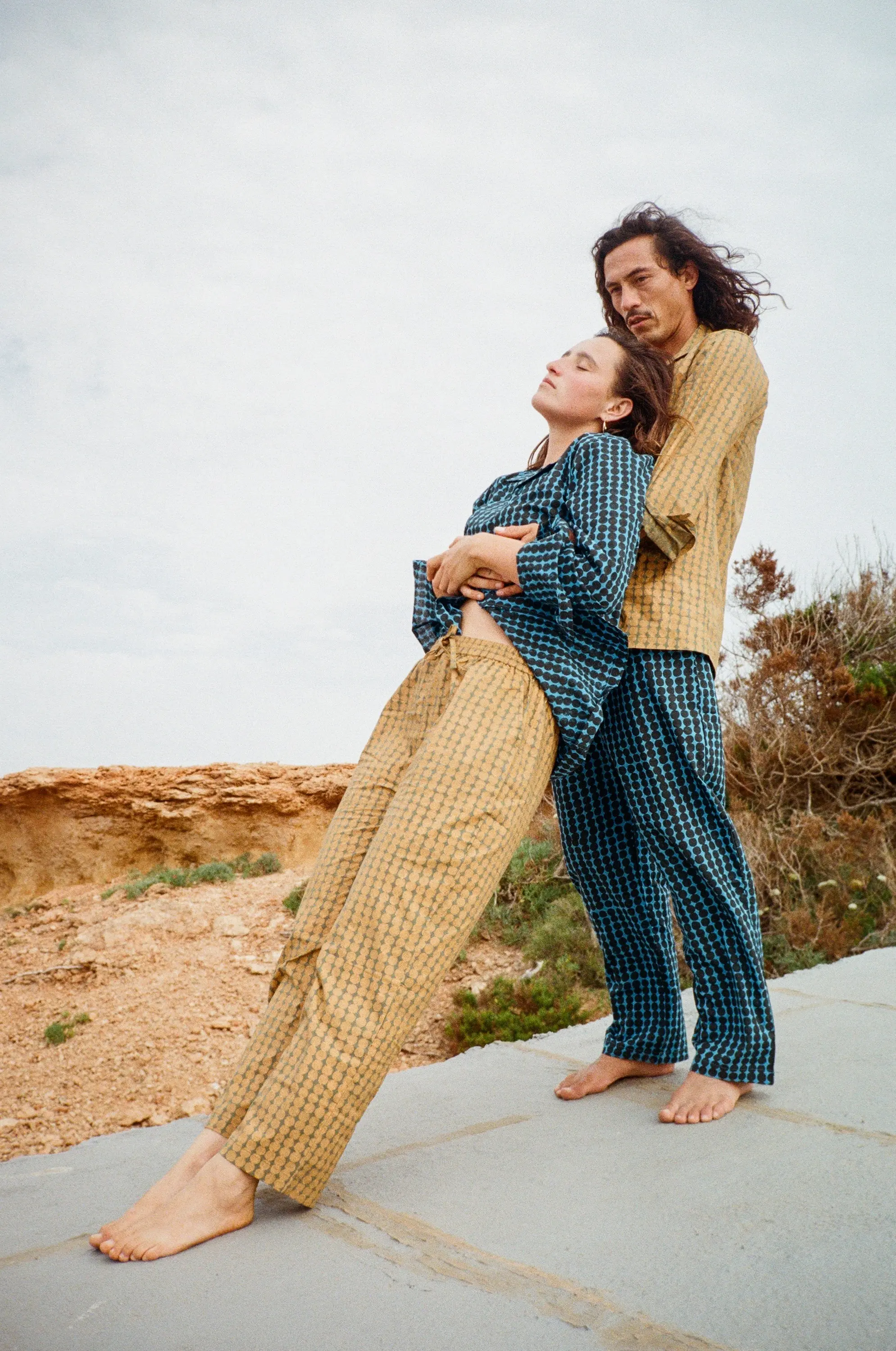 Can Zen (Brown) Unisex Cotton Pyjama Trouser / Pyjama Trouser Set