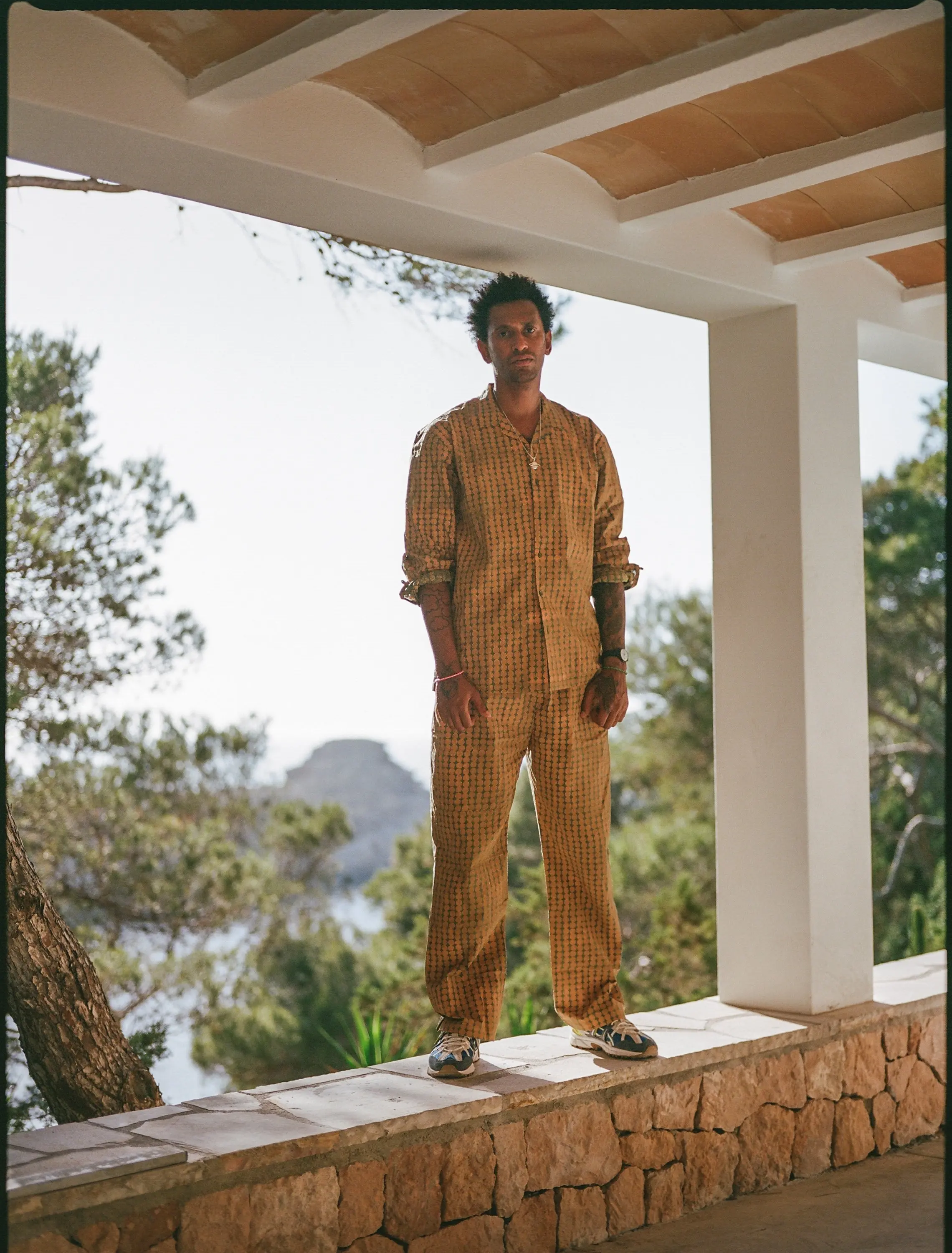 Can Zen (Brown) Unisex Cotton Pyjama Trouser / Pyjama Trouser Set - Image 2