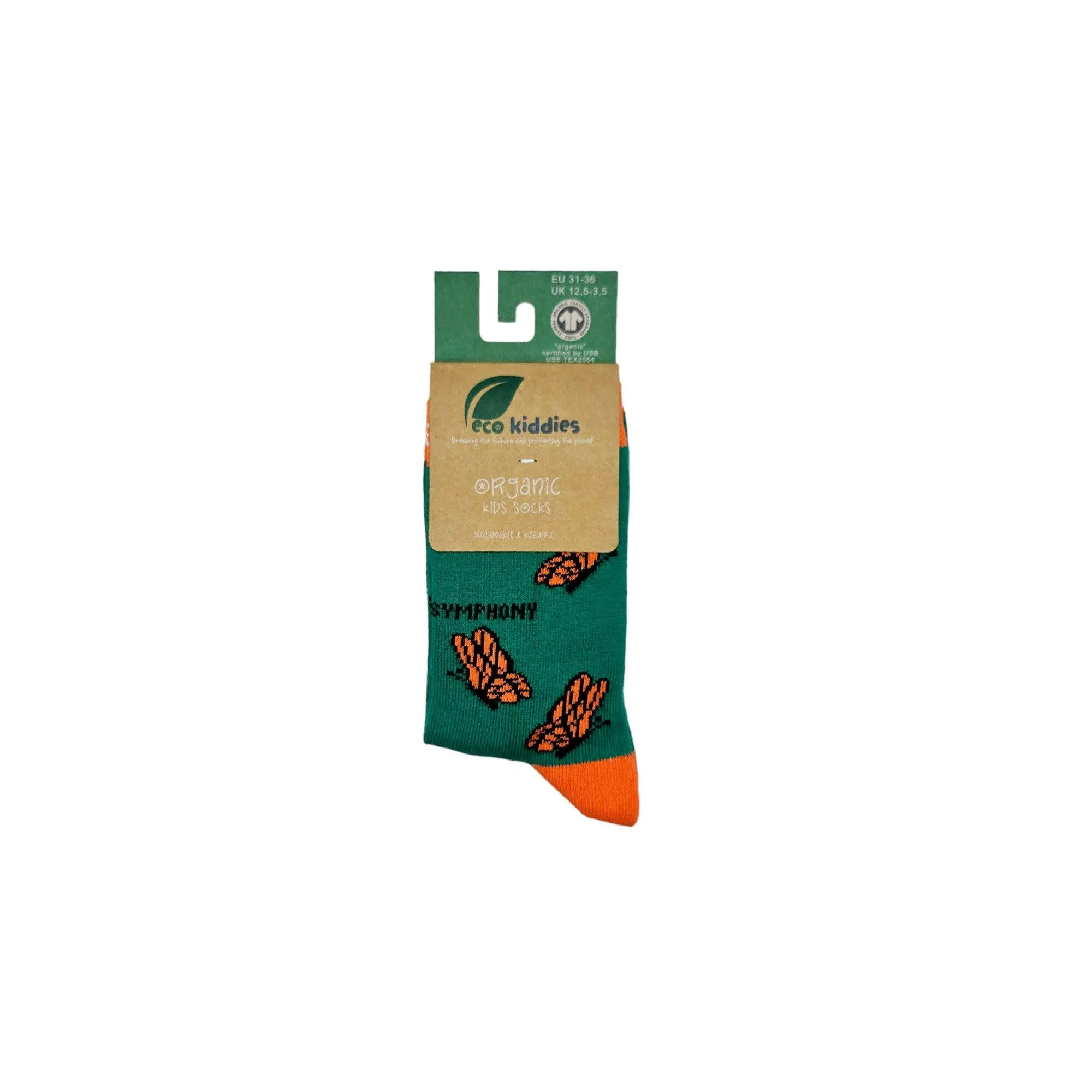 Carefree Butterflies Organic Cotton Kids Socks - Image 7