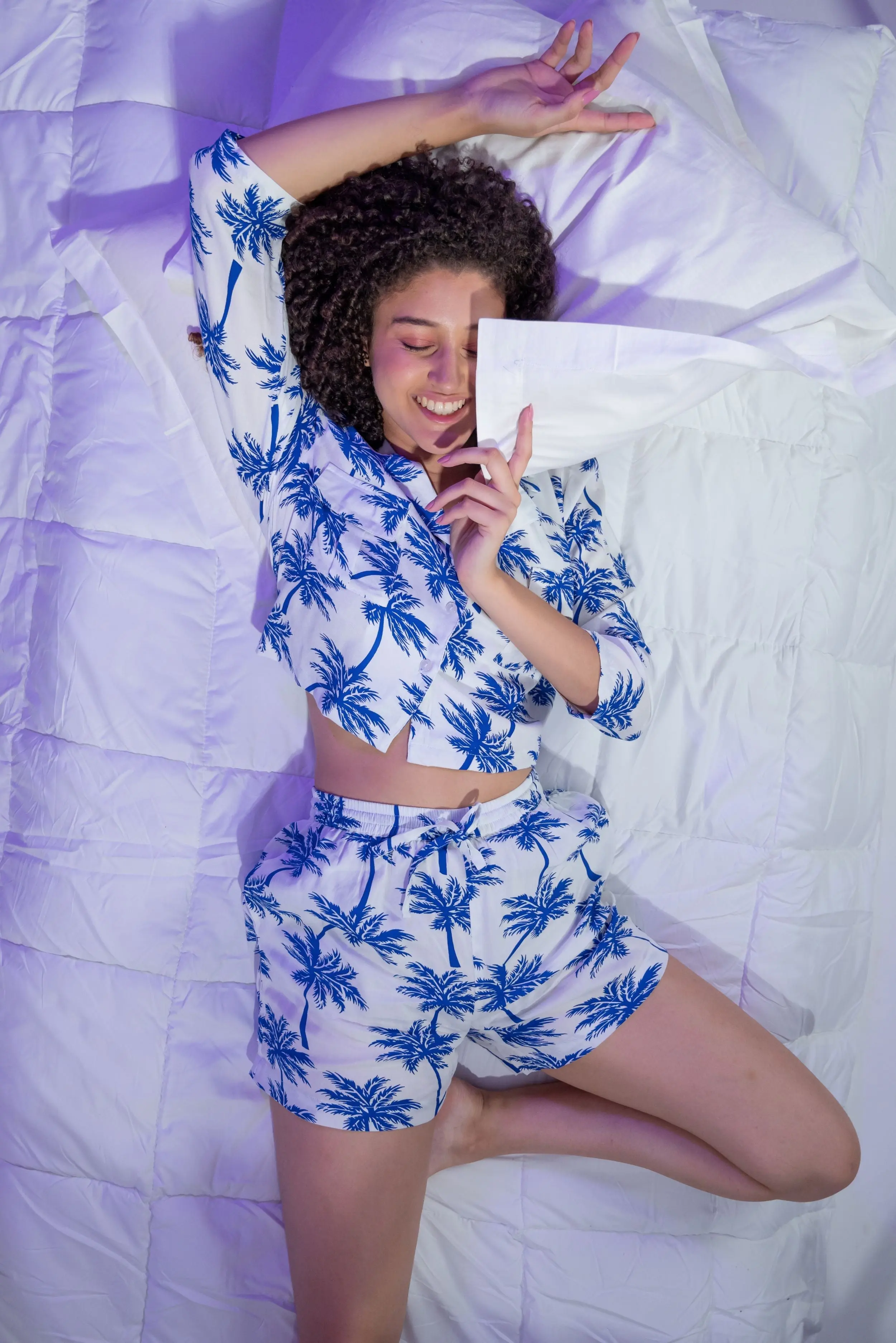 Caribbean Delight Women's Pyjama Short Set - Image 7