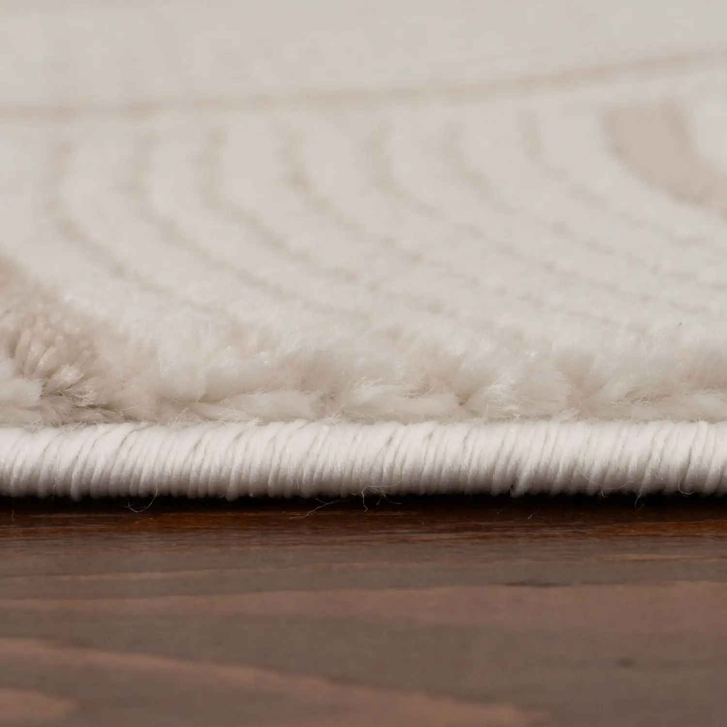 Carmel Cream-Beige Geometric Rug | 6070 - Image 4