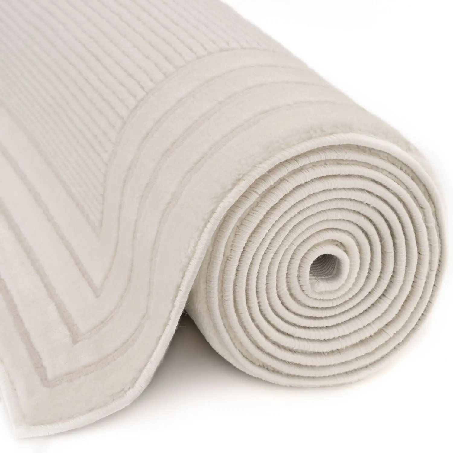 Carmel Cream Bordered Rug | 6060 - Image 4