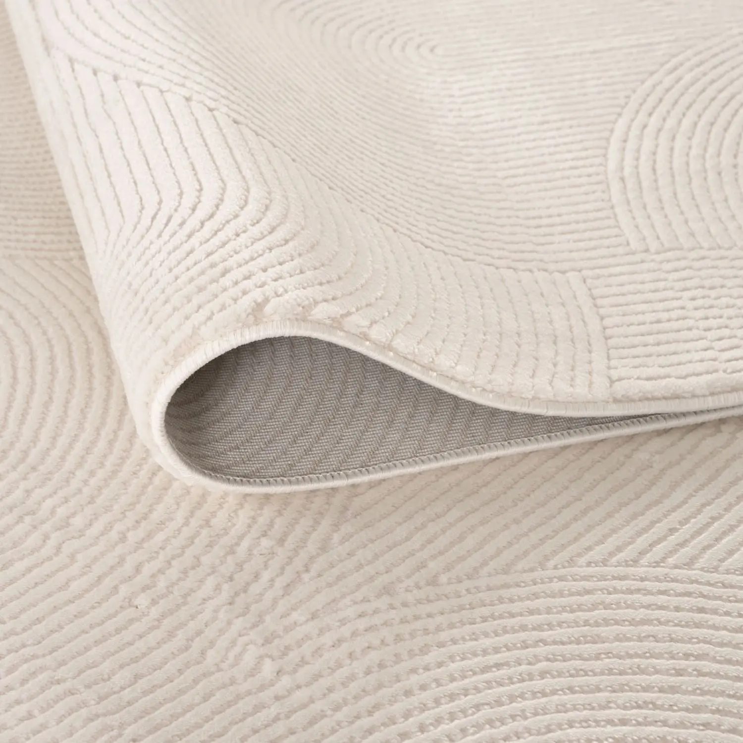 Carmel Cream Geometric Rug | 6070 - Image 3