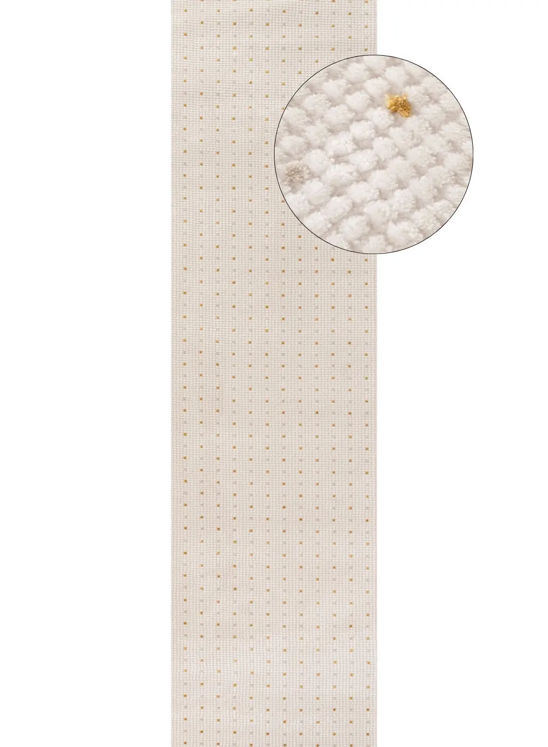 Carmel Cream-Gold Dots Rug | 6080 - Image 10