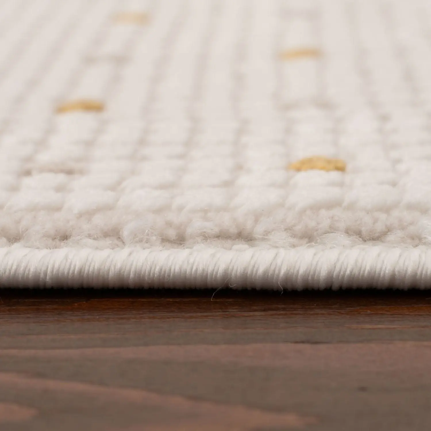 Carmel Cream-Gold Dots Rug | 6080 - Image 4
