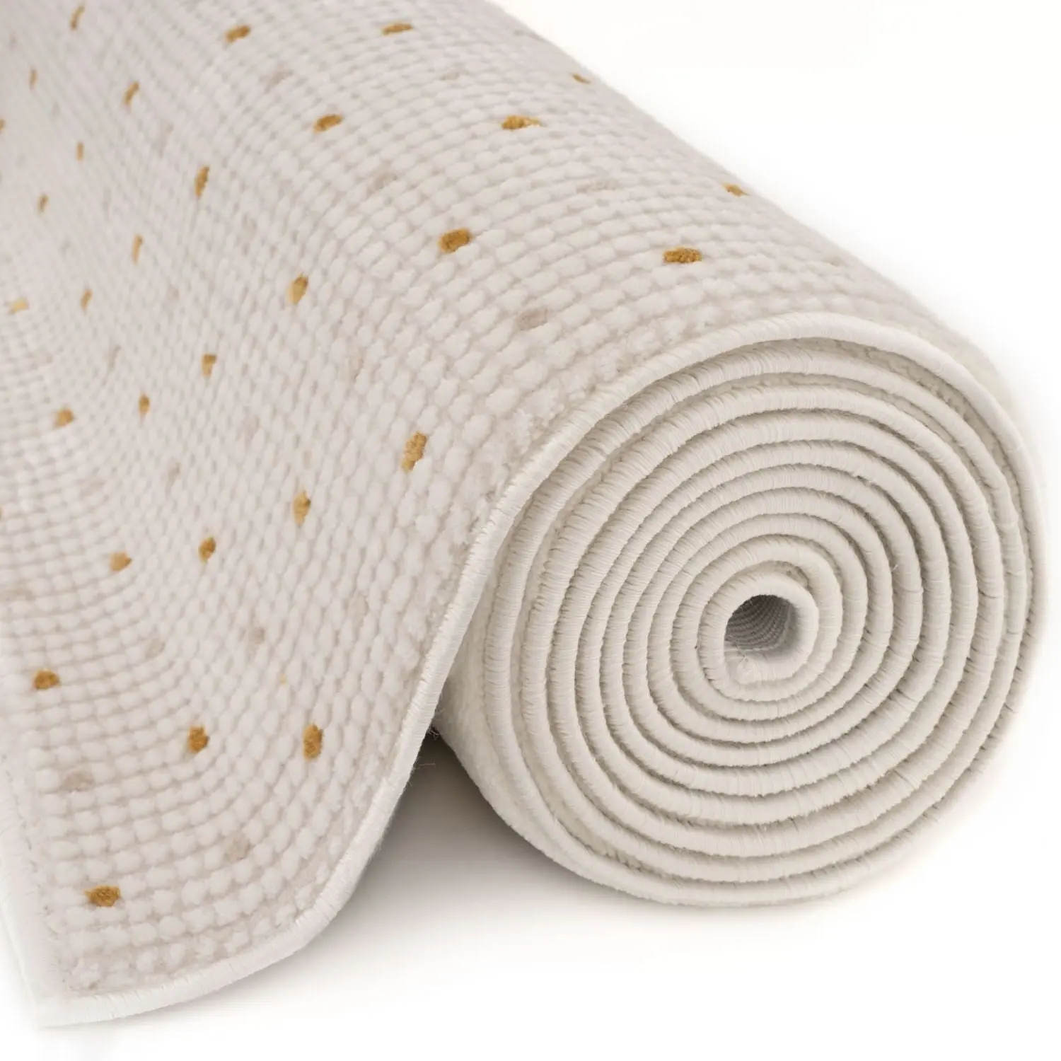 Carmel Cream-Gold Dots Rug | 6080 - Image 5