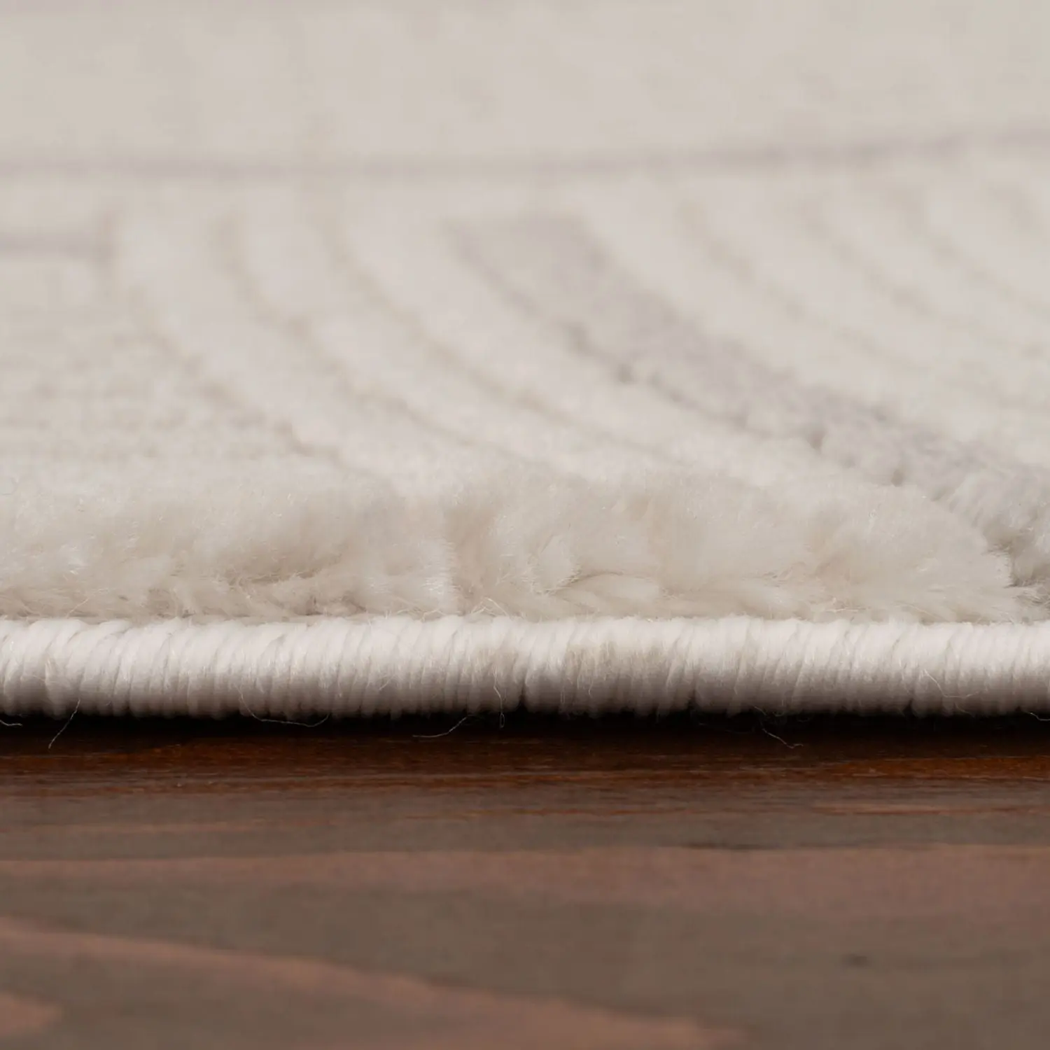Carmel Cream-Grey Geometric Rug | 6070 - Image 4