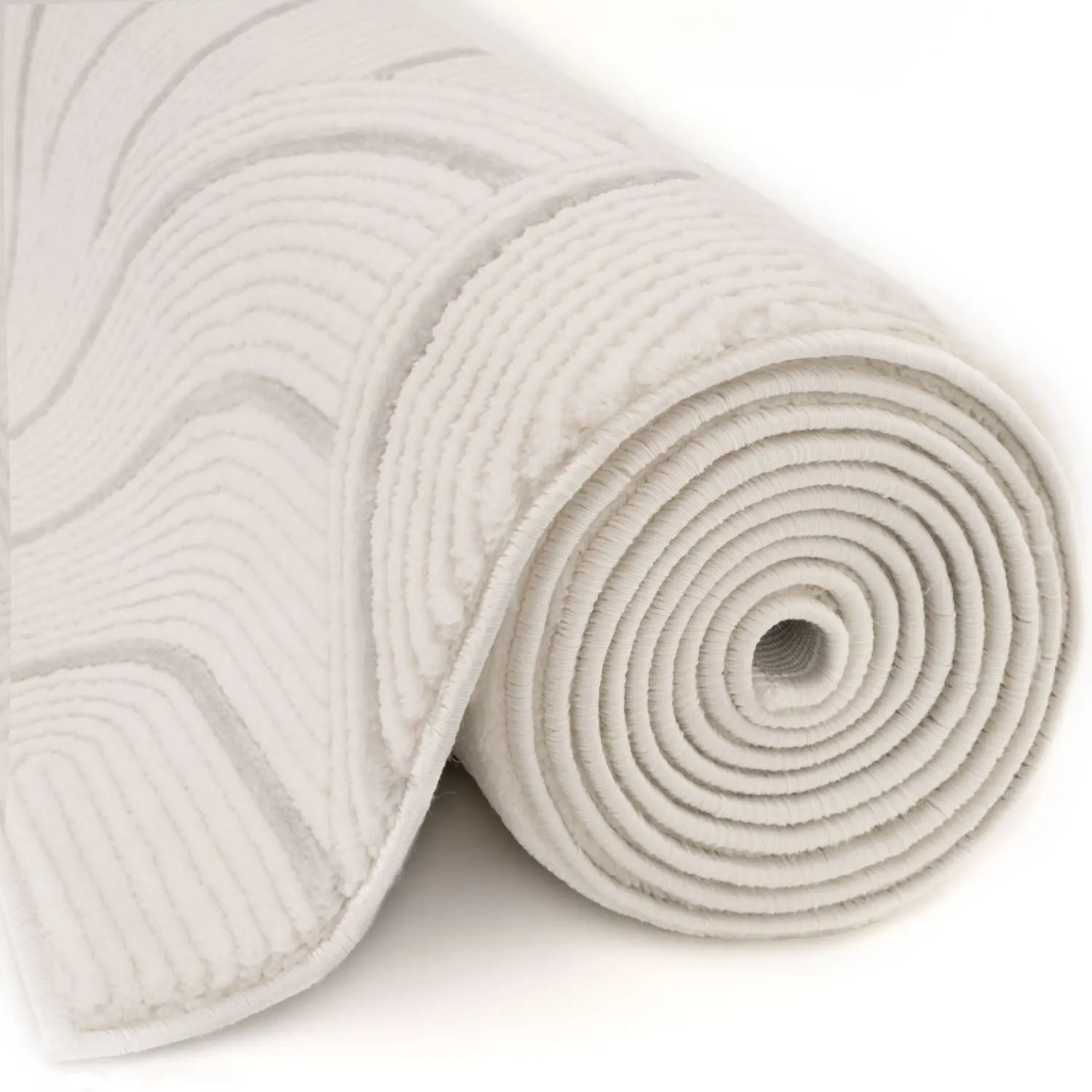 Carmel Cream-Grey Geometric Rug | 6070 - Image 5