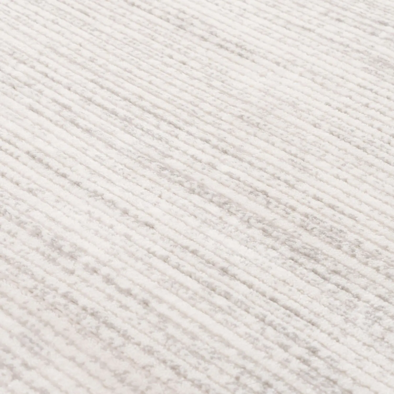 Carmel Cream-Grey Striped Rug | 6010 - Image 2