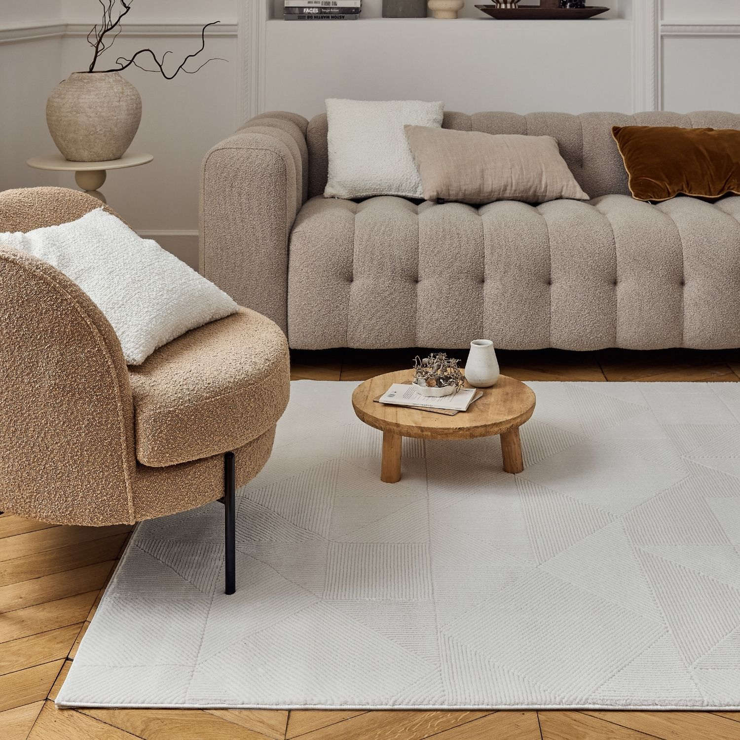 Carmel Cream Rug Abstract | 6000 - Image 7