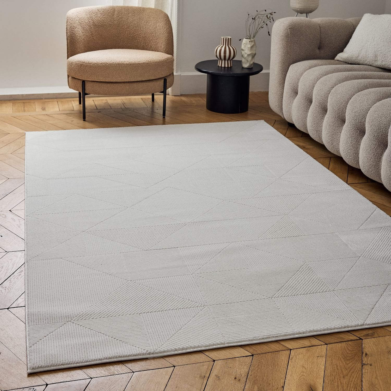 Carmel Cream Rug Abstract | 6000 - Image 8