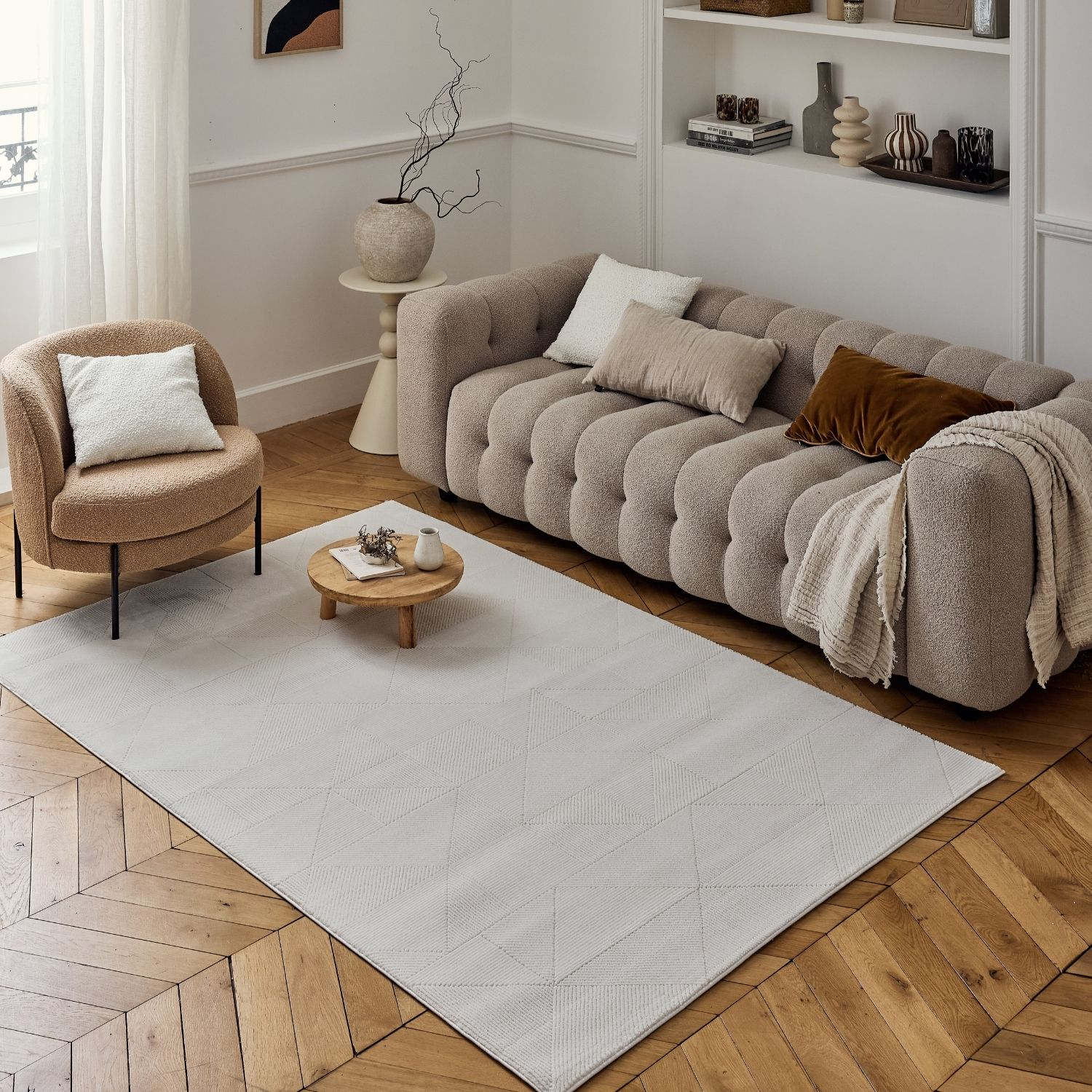 Carmel Cream Rug Abstract | 6000 - Image 9