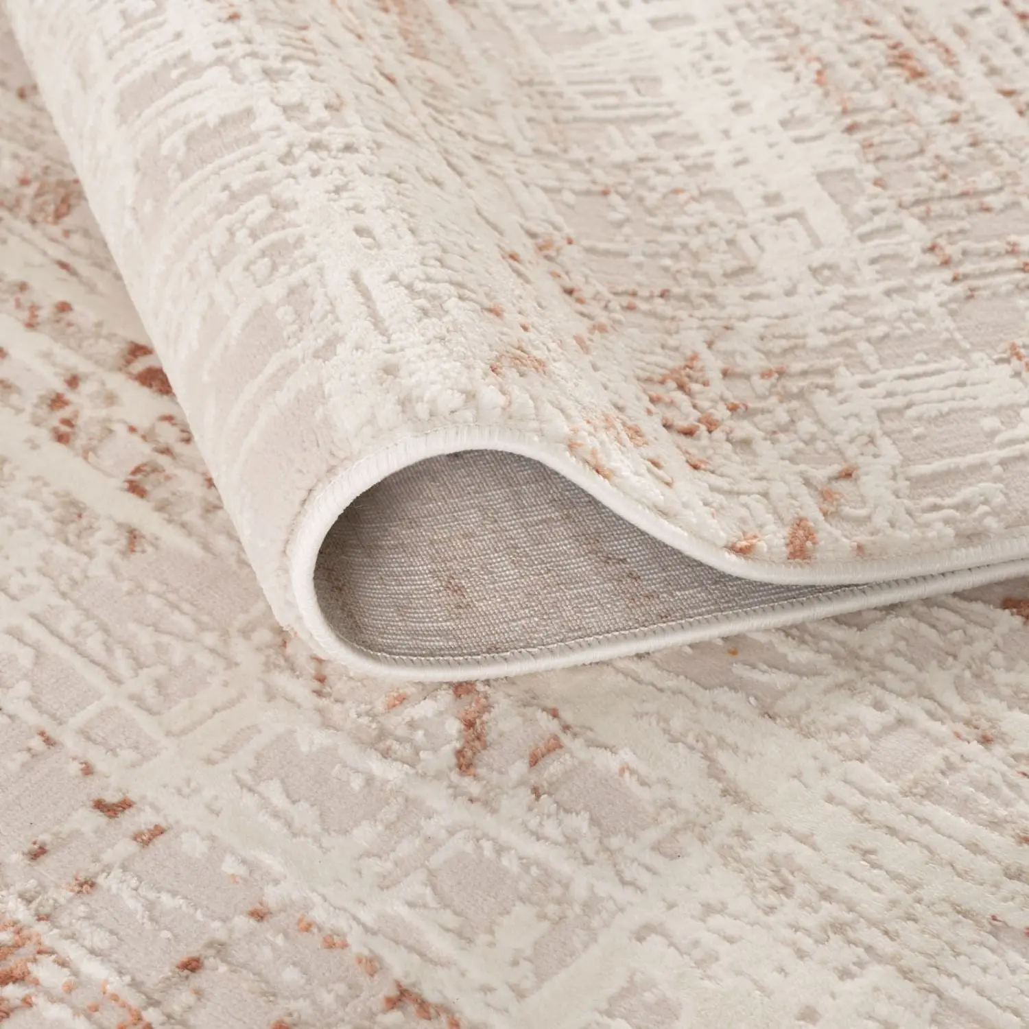 Carmel Cream-Terra Abstract Rug | 6030 - Image 3