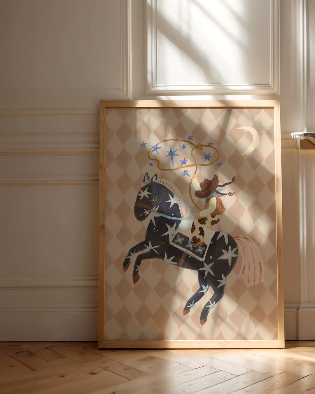 Catching Stars Cowgirl - Art Print - Image 3