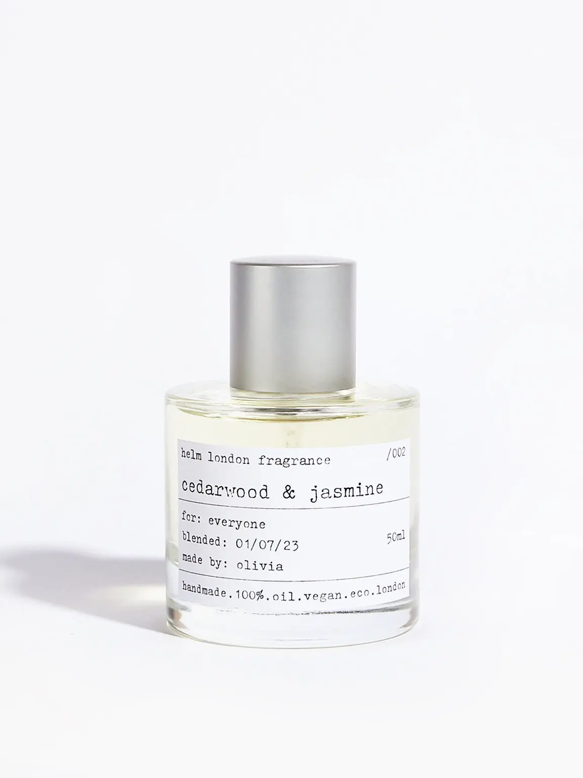 Cedarwood & Jasmine Fragrance - 50ml