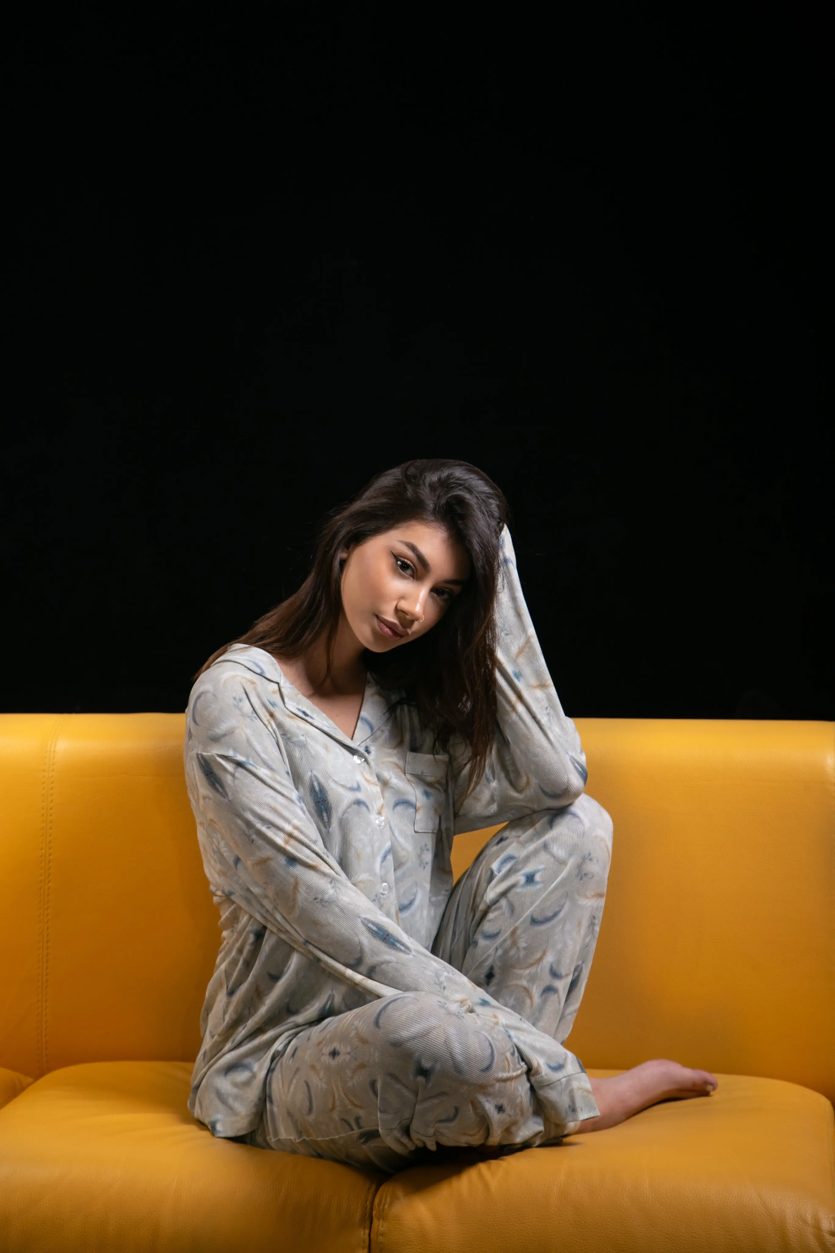 Celestial Serenity Women's Bamboo Pyjama Trouser Set