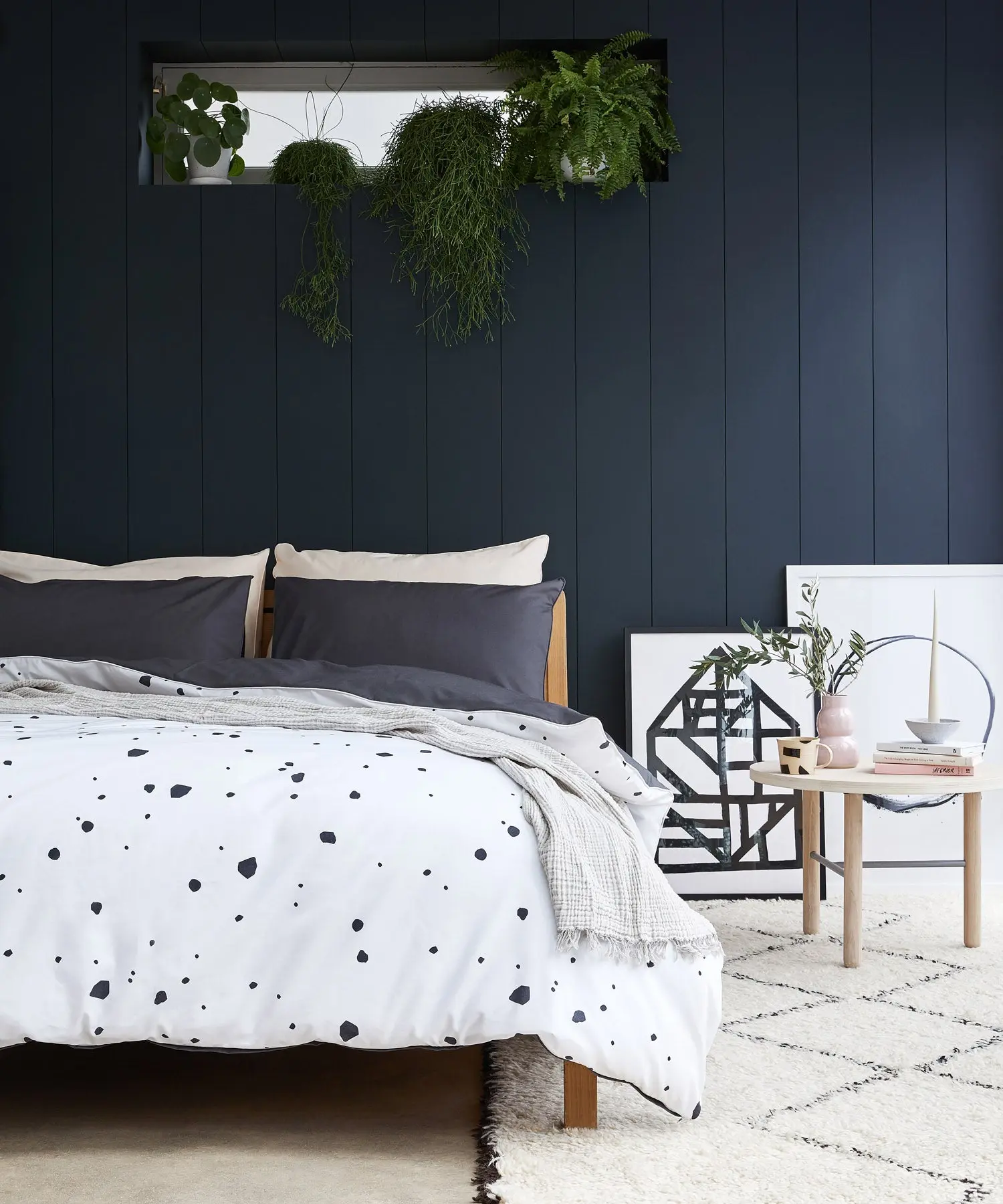 Charcoal Tencel Cotton Pillowcase - Image 3