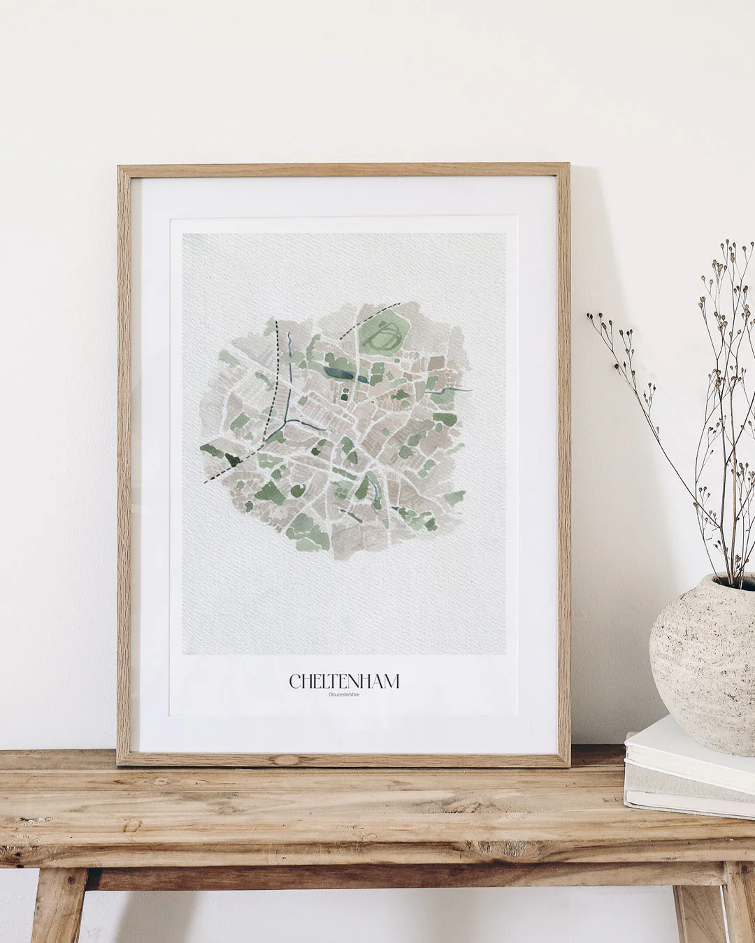 Cheltenham Street - Map Art Print - Image 2