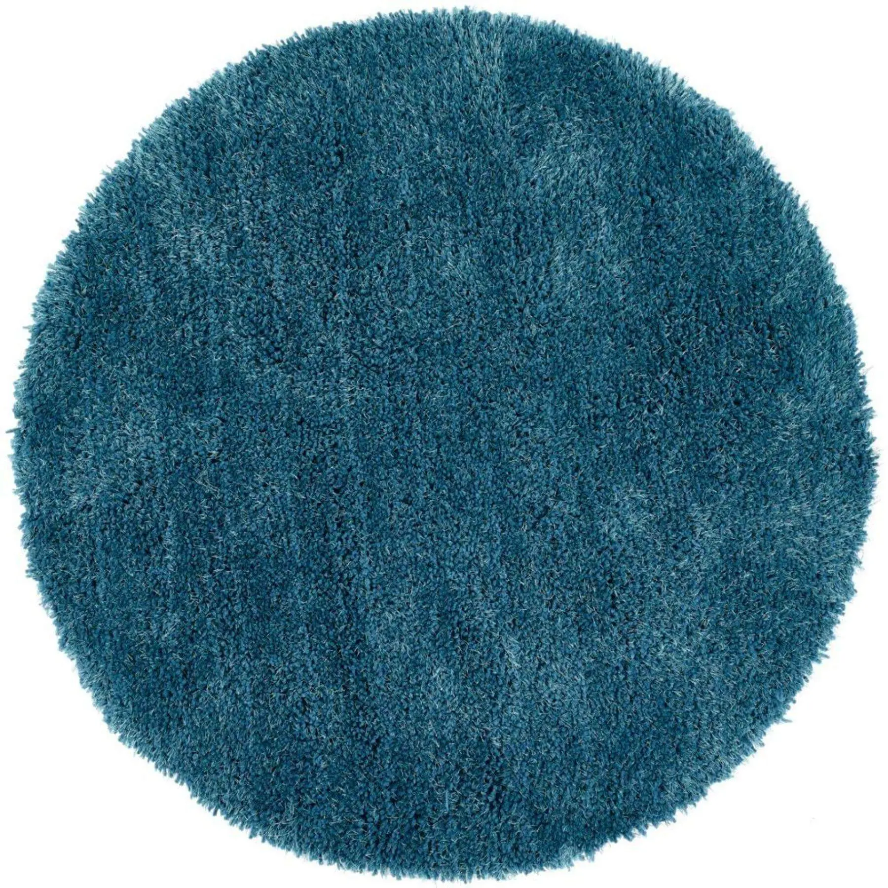 Chicago Dark Teal Shaggy Rug - Image 6