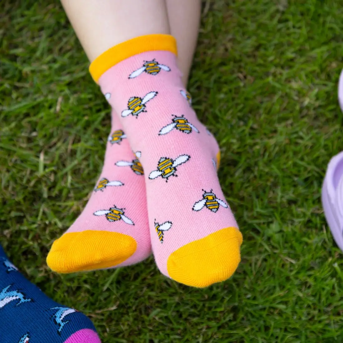 Children's Bumblebee Bamboo Socks - Image 2