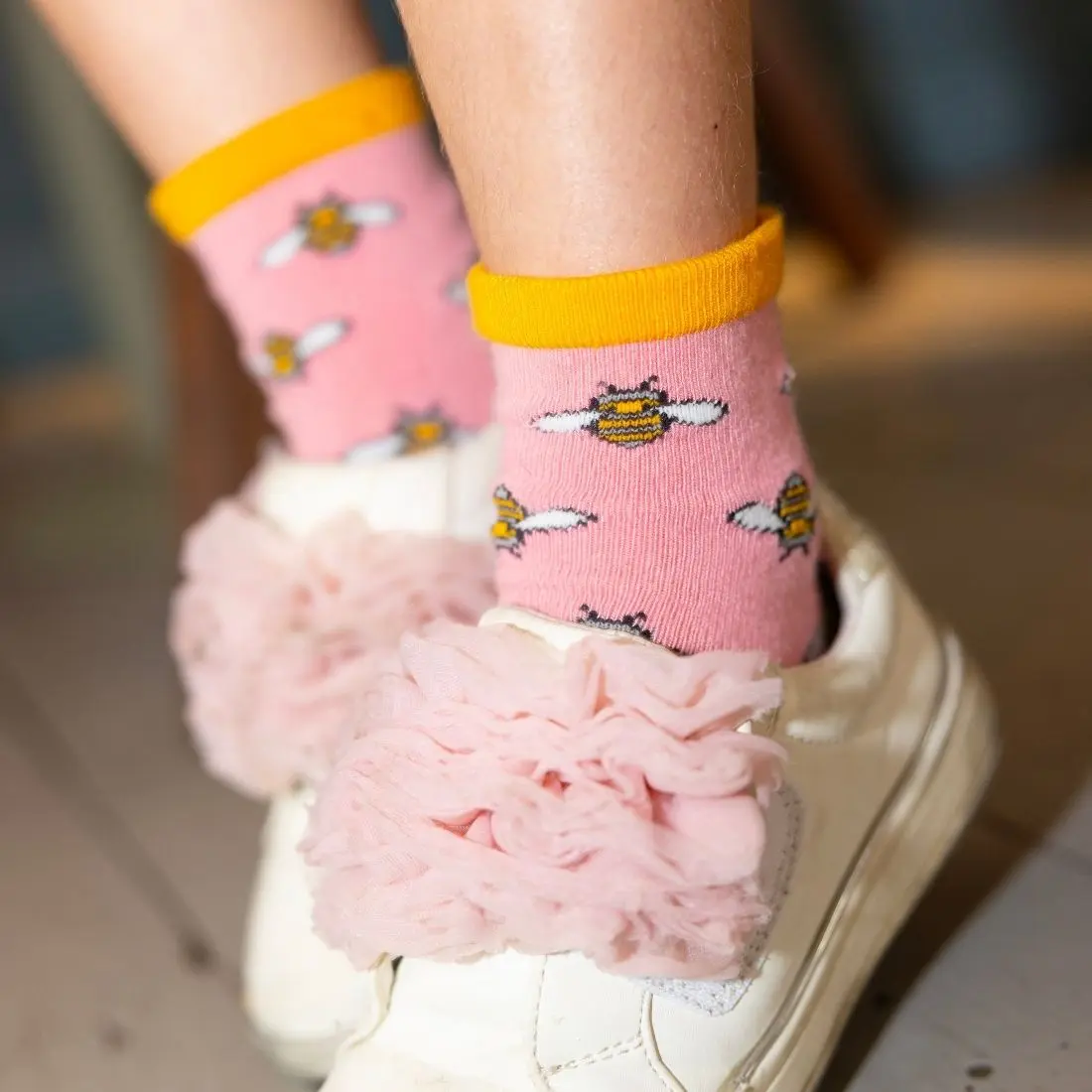 Children's Bumblebee Bamboo Socks - Image 3