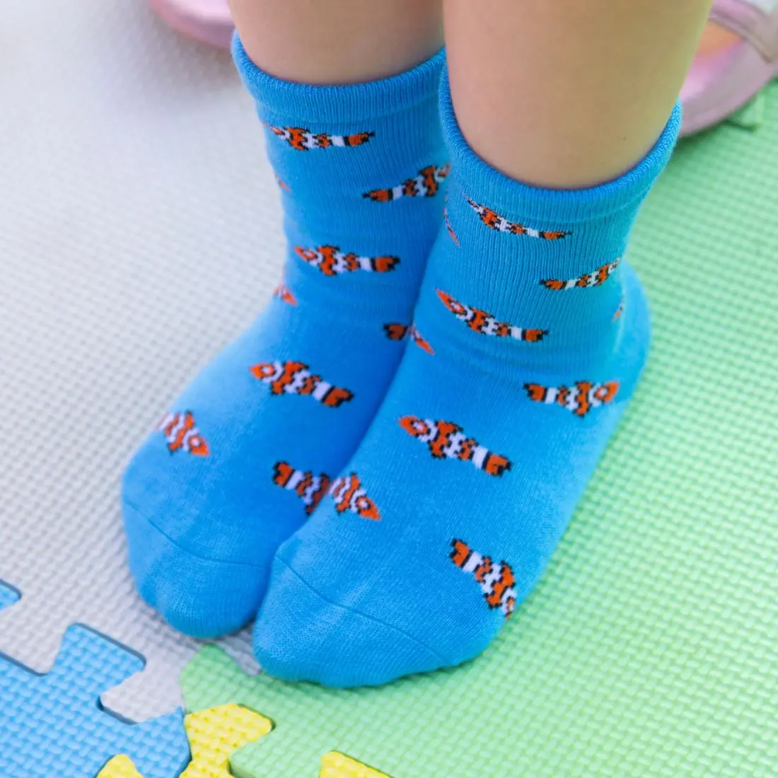 Children's Clown Fish Bamboo Socks - Image 2