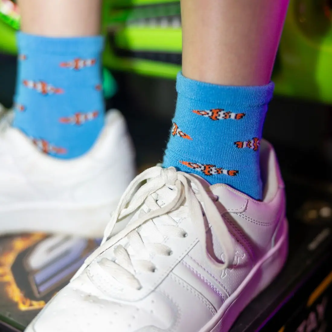 Children's Clown Fish Bamboo Socks - Image 3
