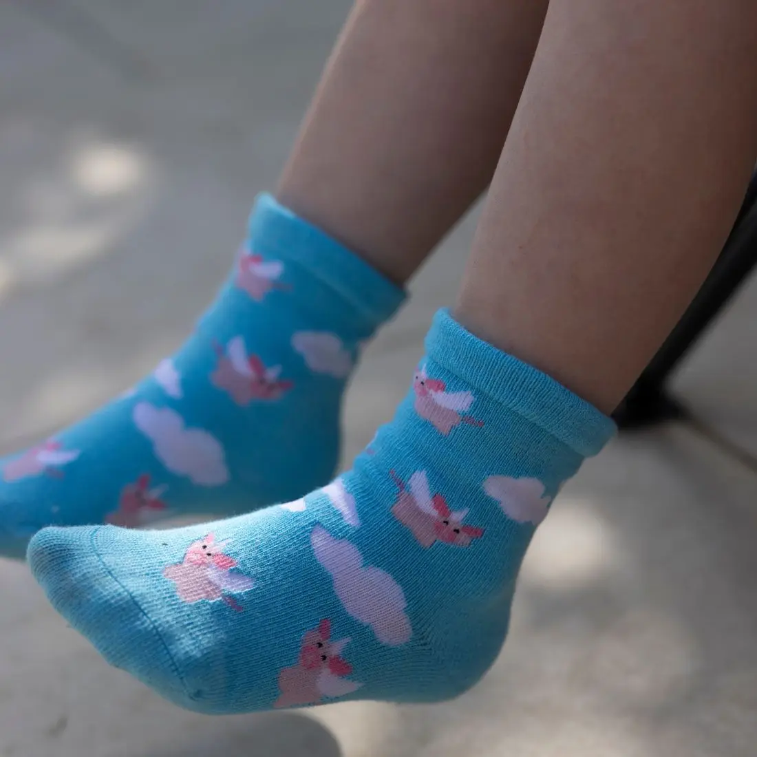 Children's Flying Pig Bamboo Socks - Image 2