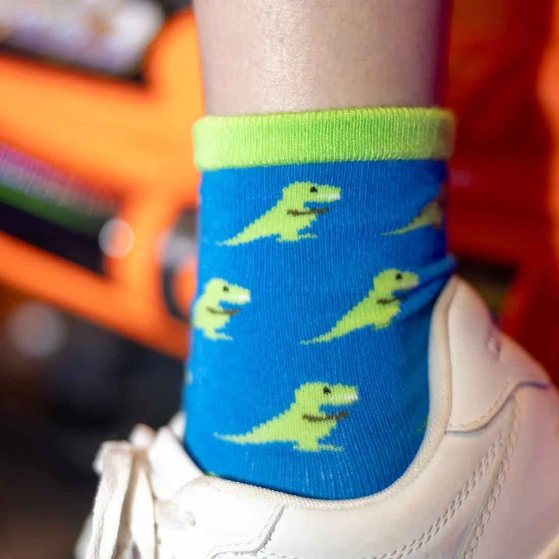 Children's T-Rex Bamboo Socks - Image 2