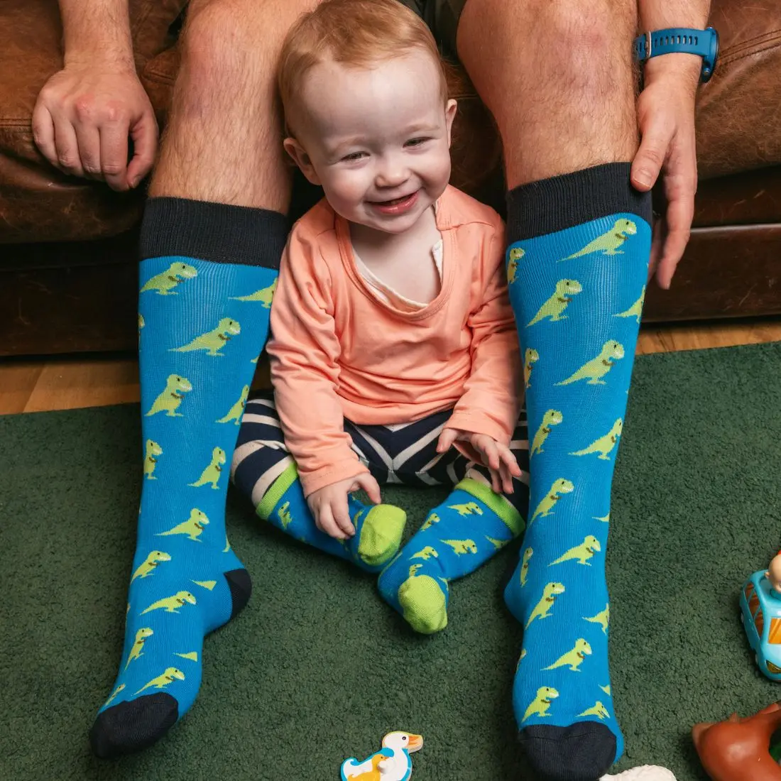 Children's T-Rex Bamboo Socks - Image 3